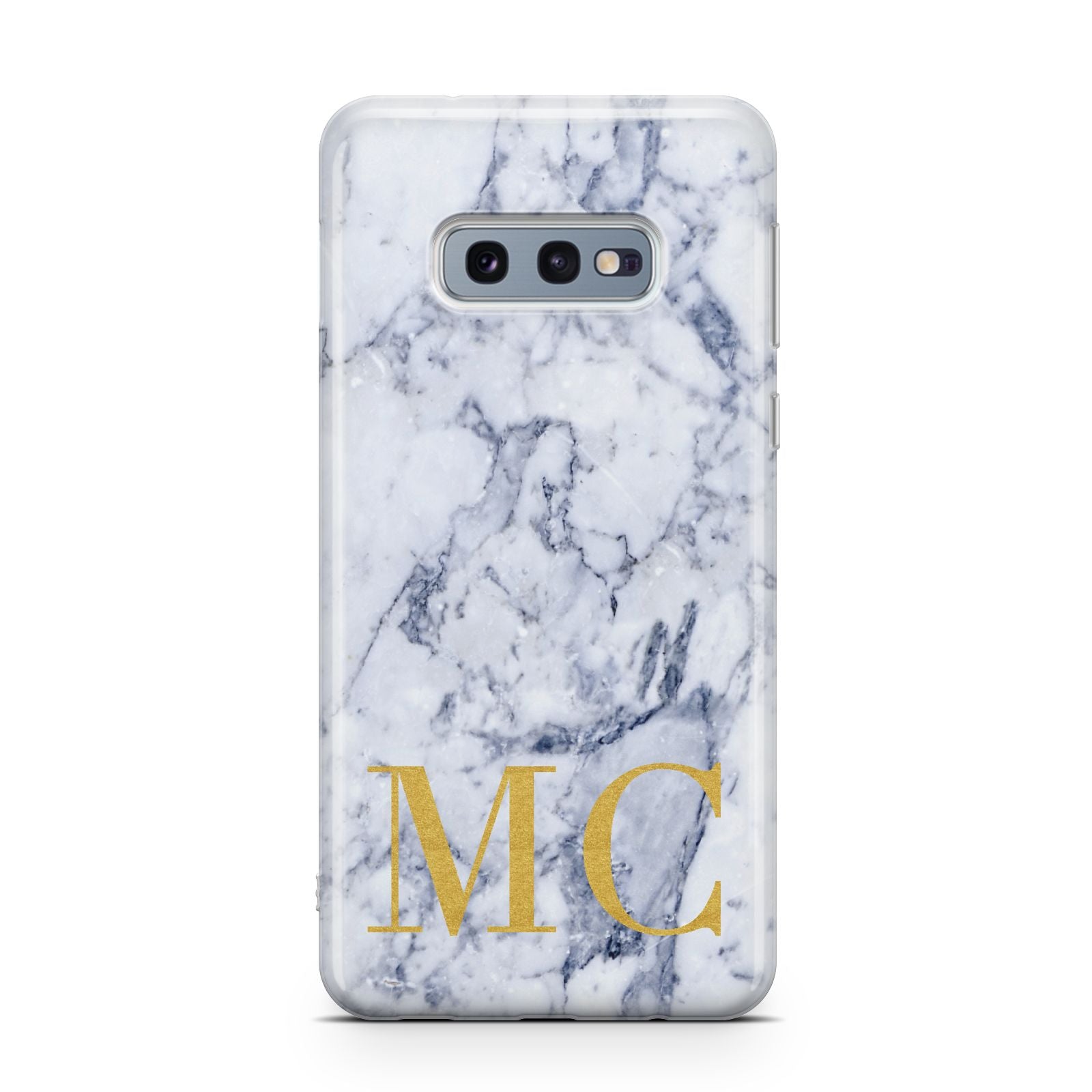 Marble Gold Initial Personalised Samsung Galaxy S10E Case