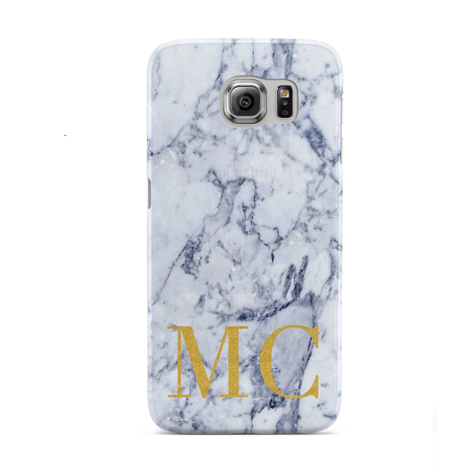 Marble Gold Initial Personalised Samsung Galaxy S6 Case