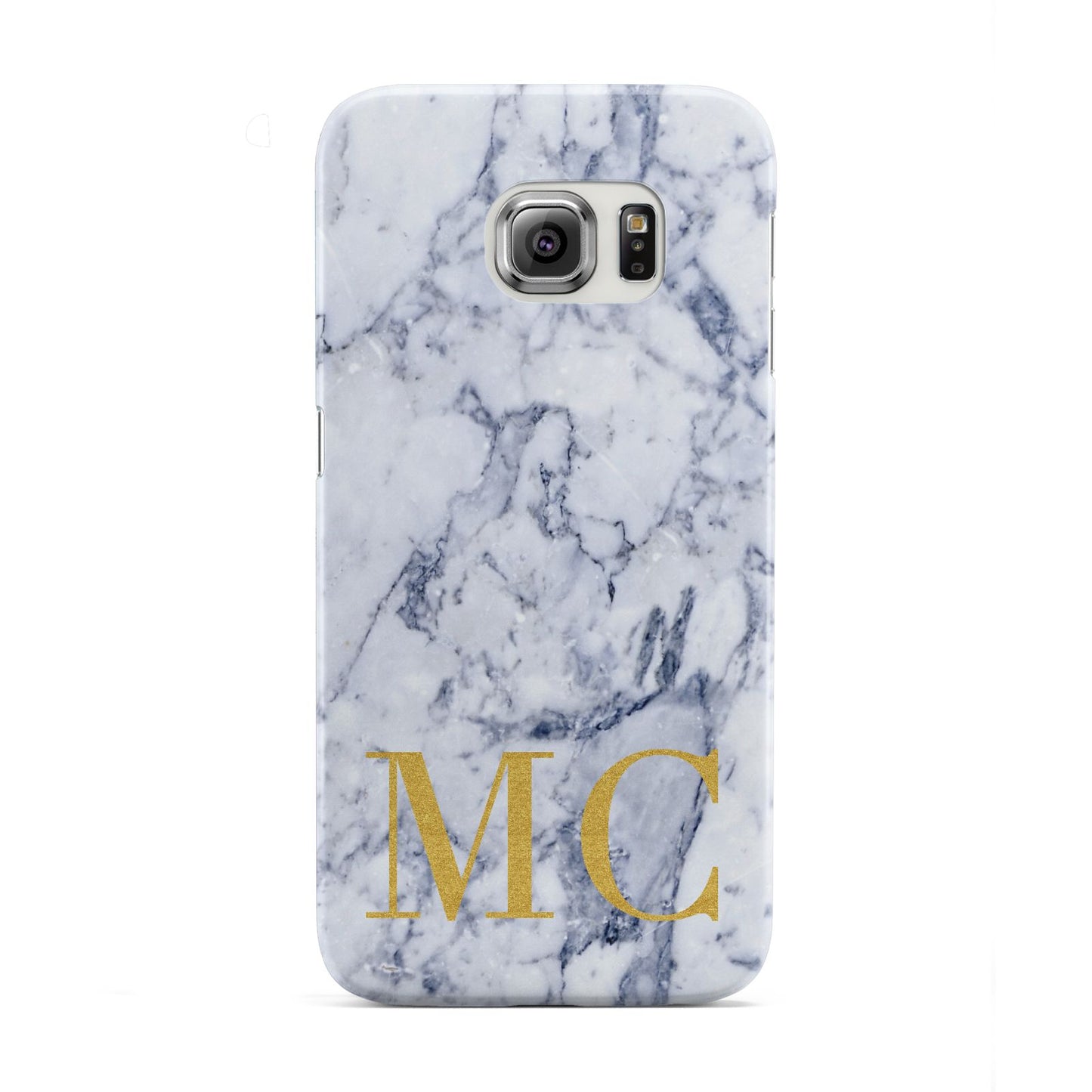 Marble Gold Initial Personalised Samsung Galaxy S6 Edge Case