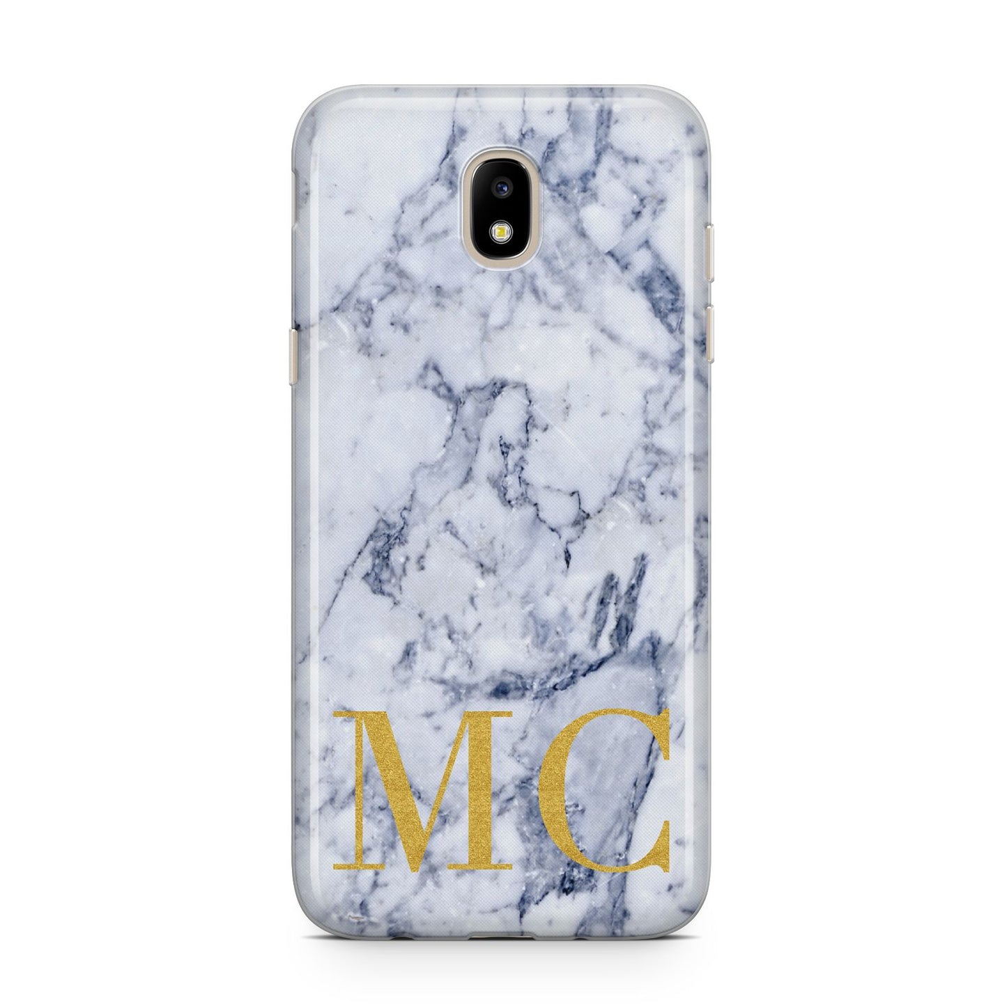 Marble Gold Initial Personalised Samsung J5 2017 Case