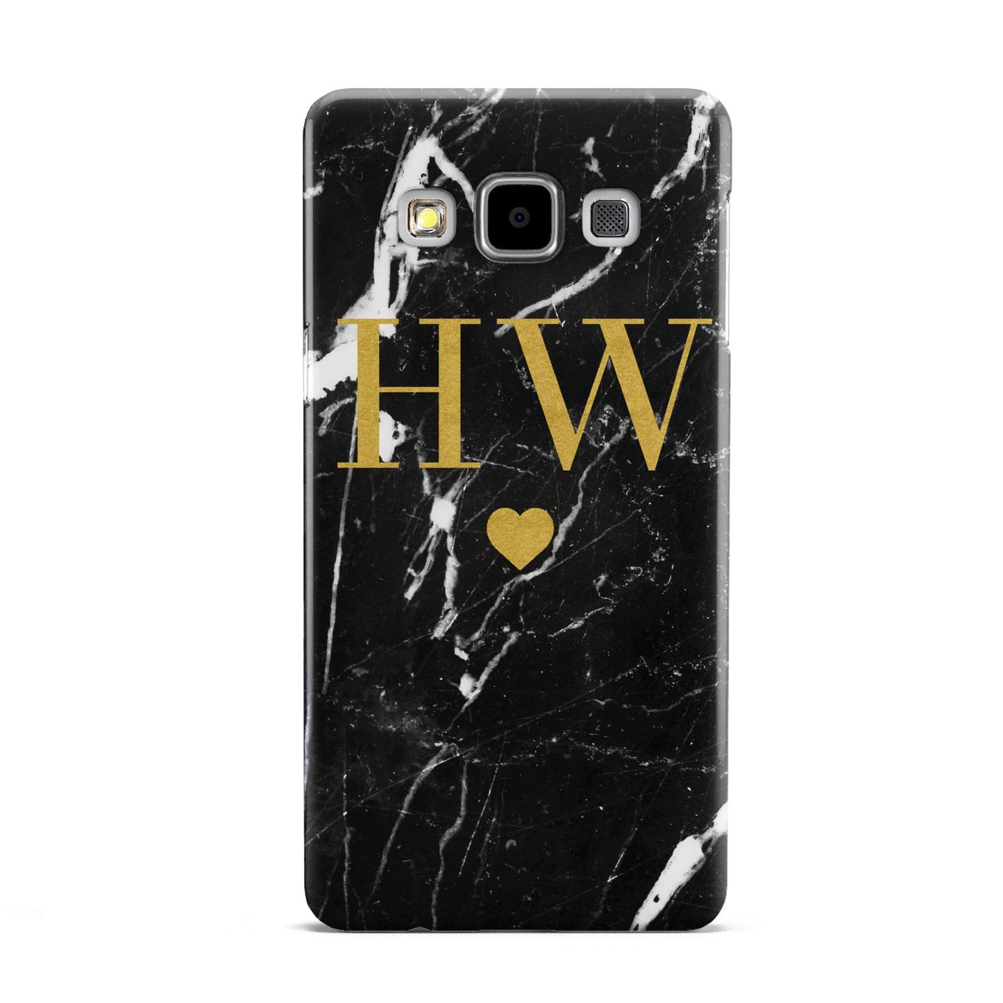 Marble Gold Initials Monogram Personalised Samsung Galaxy A5 Case