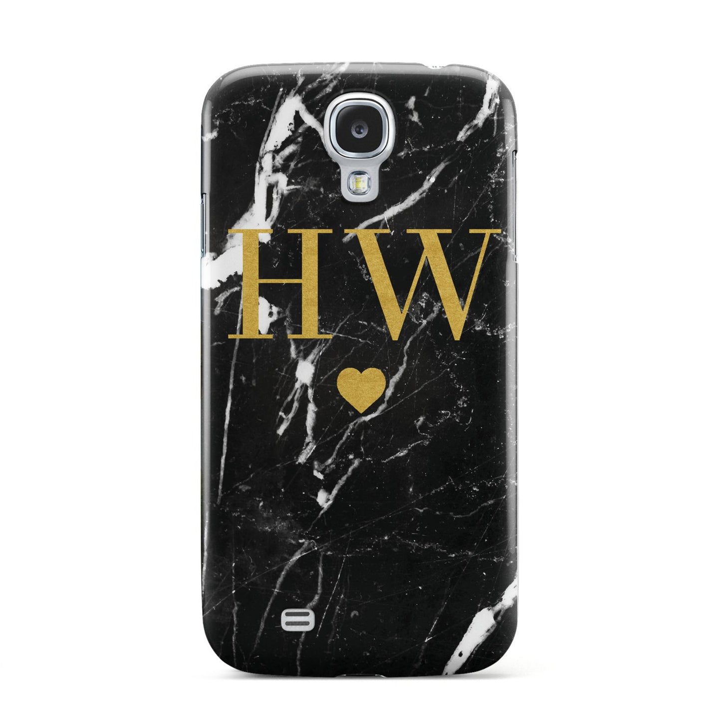 Marble Gold Initials Monogram Personalised Samsung Galaxy S4 Case