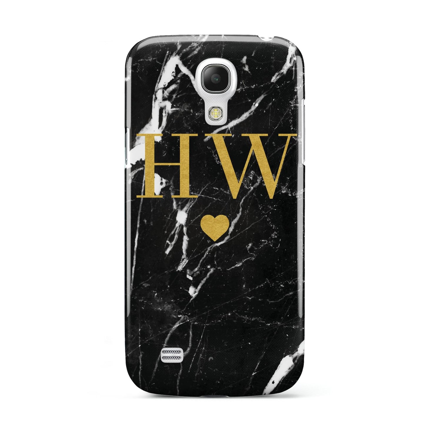 Marble Gold Initials Monogram Personalised Samsung Galaxy S4 Mini Case