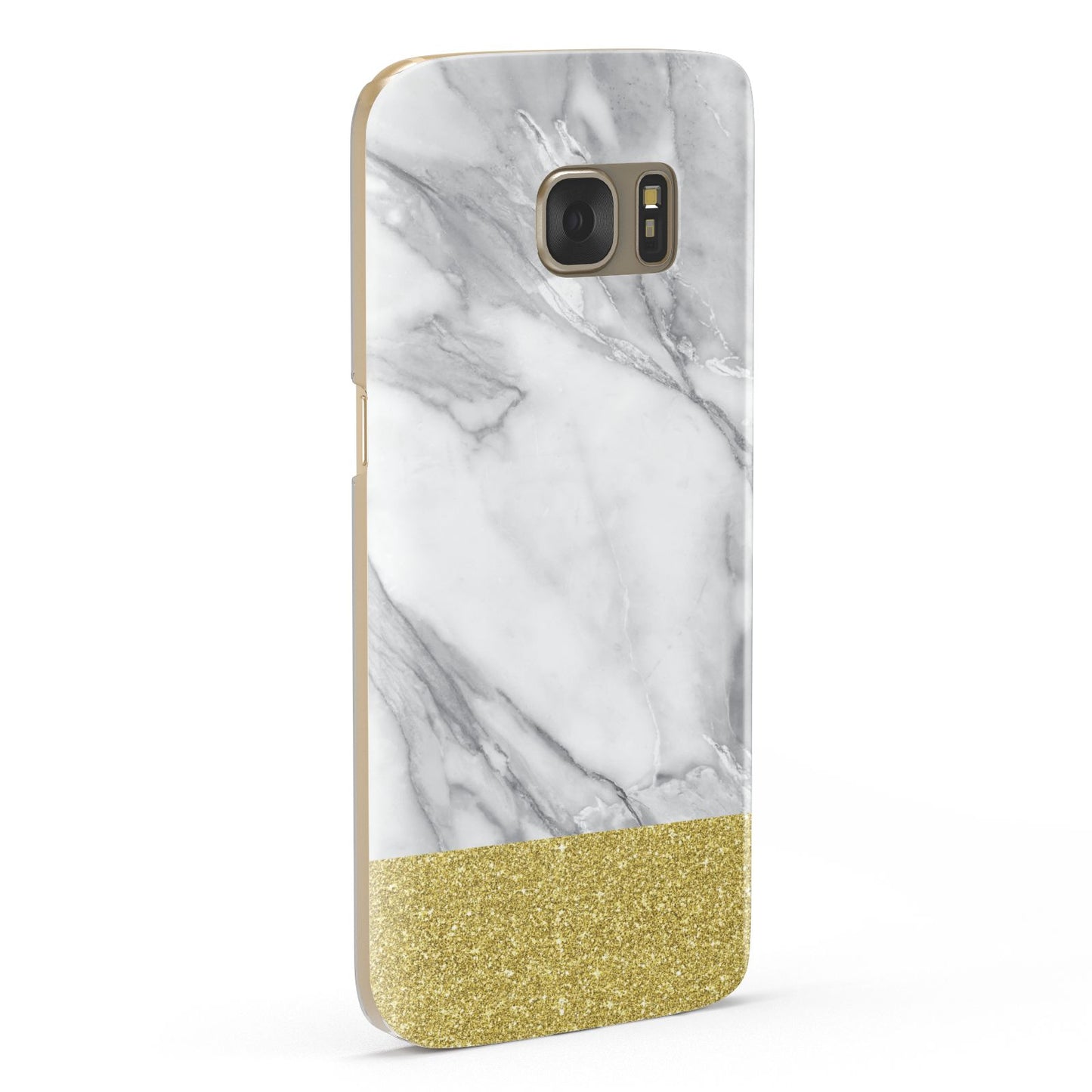 Marble Grey White Gold Samsung Galaxy Case Fourty Five Degrees