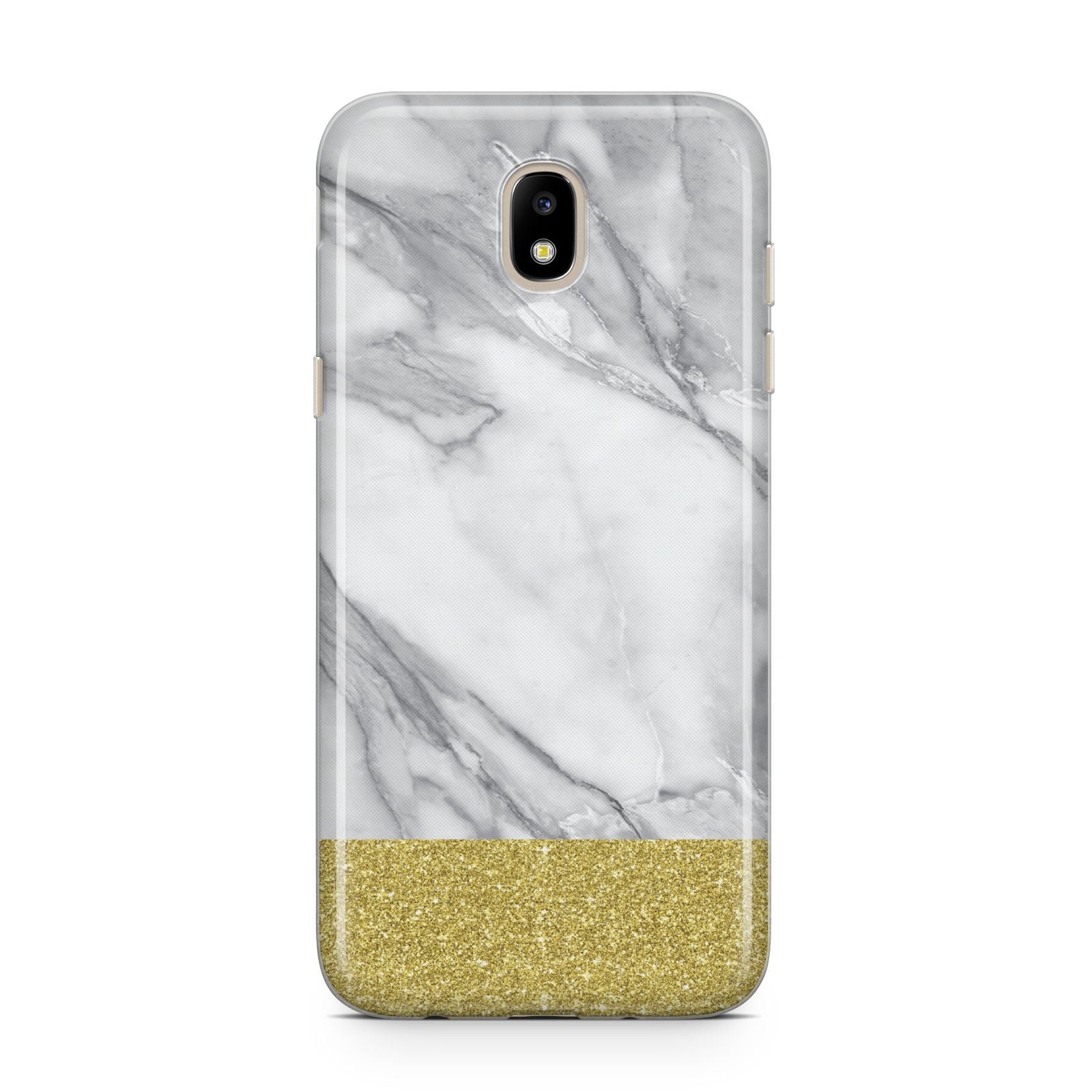 Marble Grey White Gold Samsung J5 2017 Case