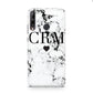 Marble Heart Personalised Initials Huawei P40 Lite E Phone Case