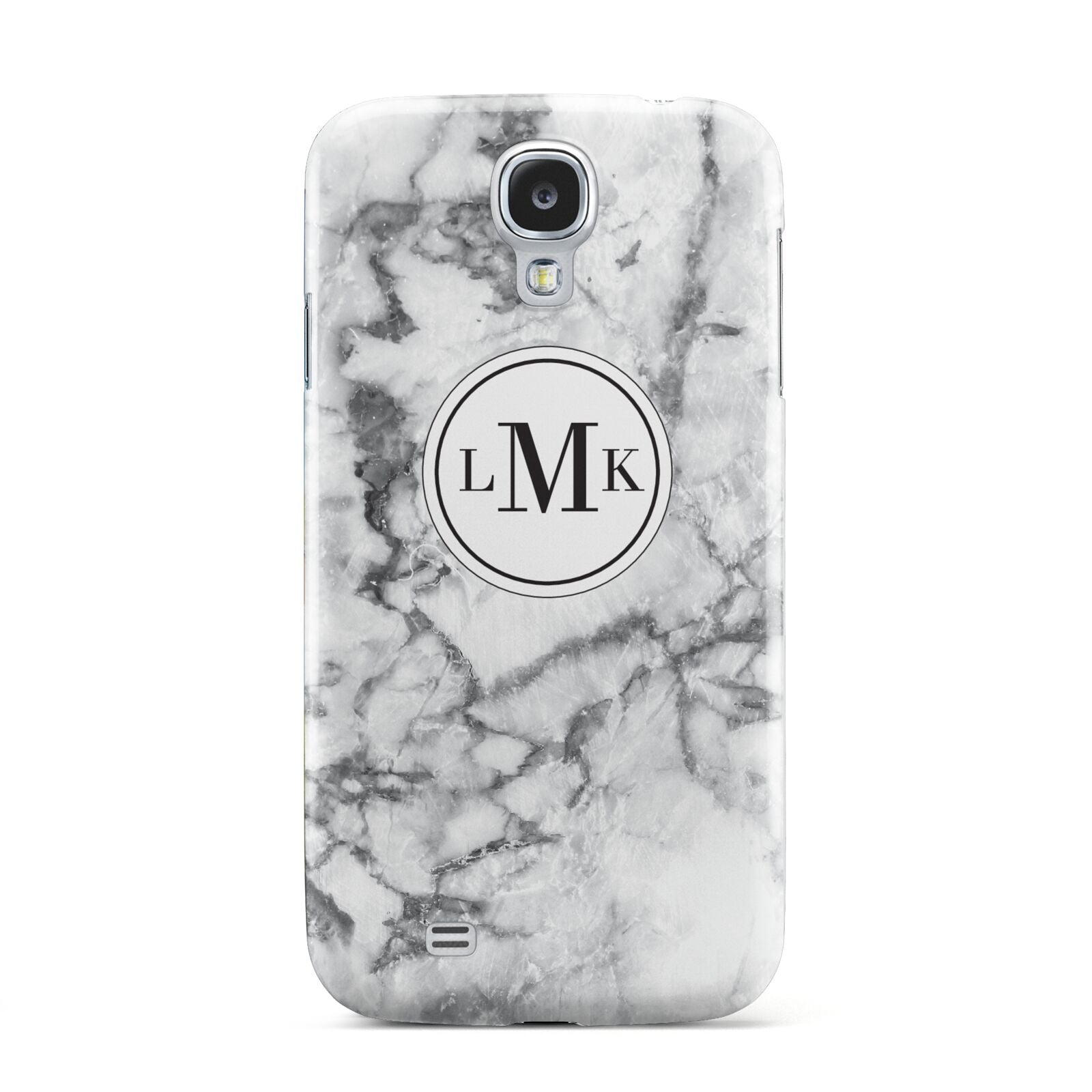 Marble Initials Circle Personalised Samsung Galaxy S4 Case