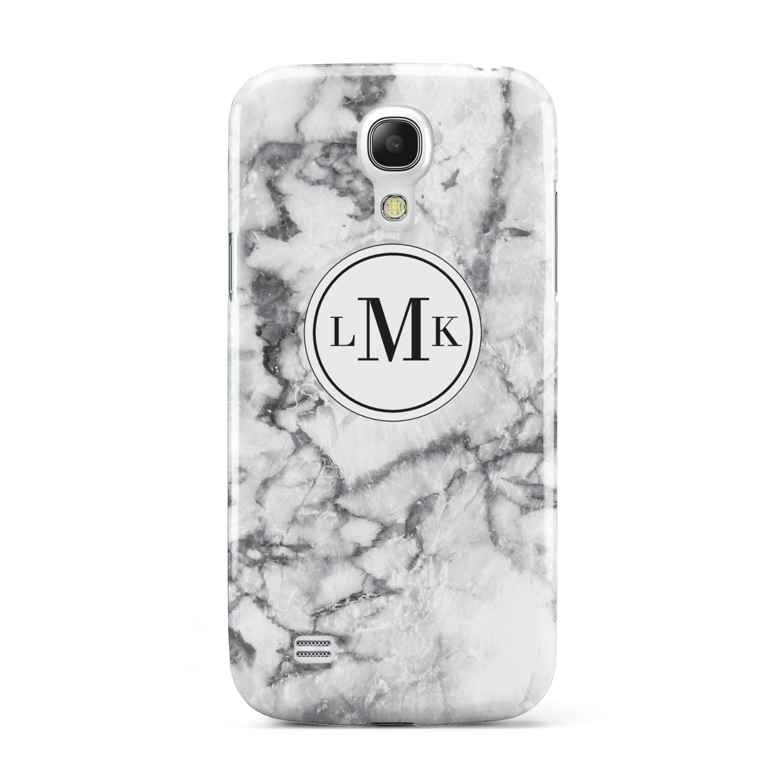 Marble Initials Circle Personalised Samsung Galaxy S4 Mini Case