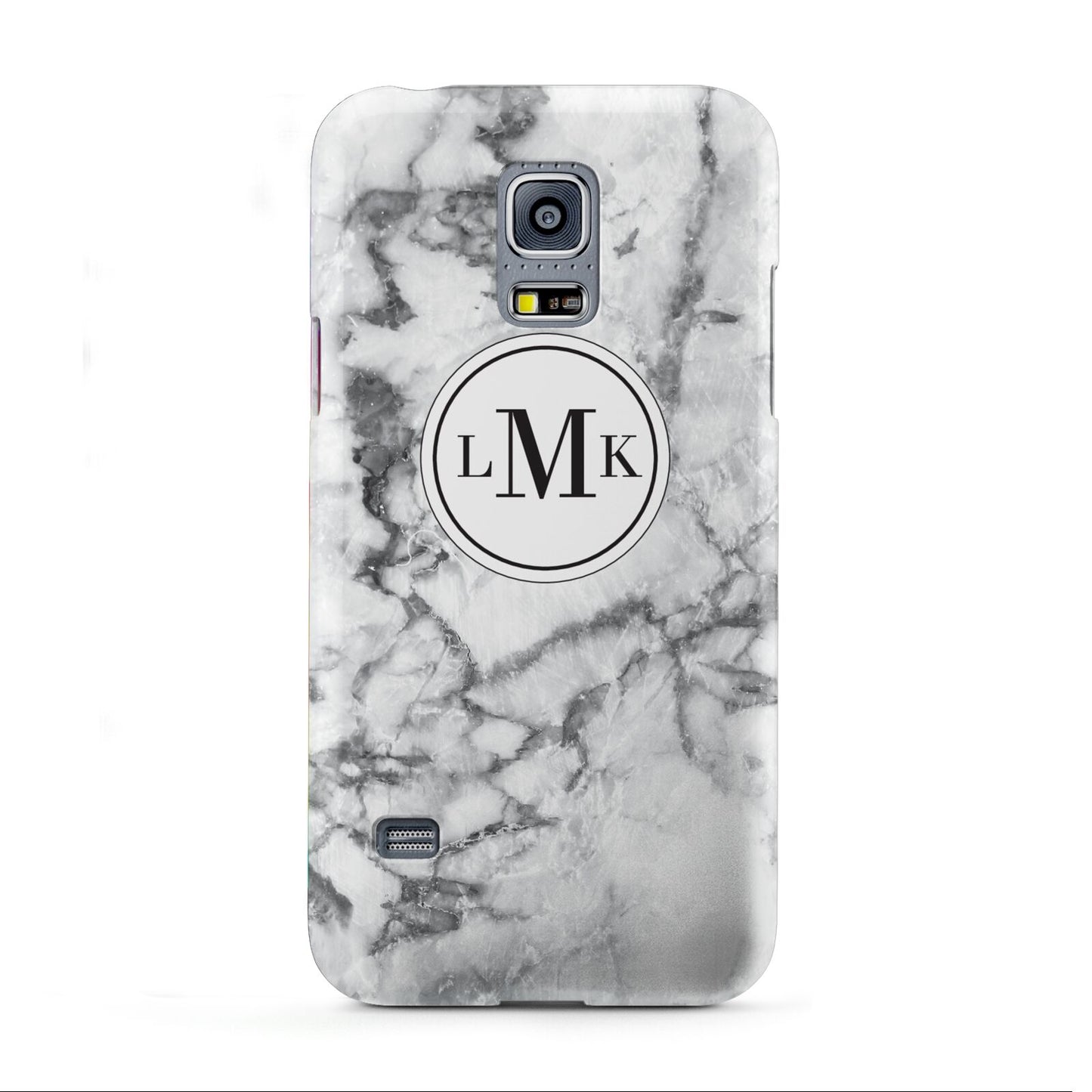 Marble Initials Circle Personalised Samsung Galaxy S5 Mini Case