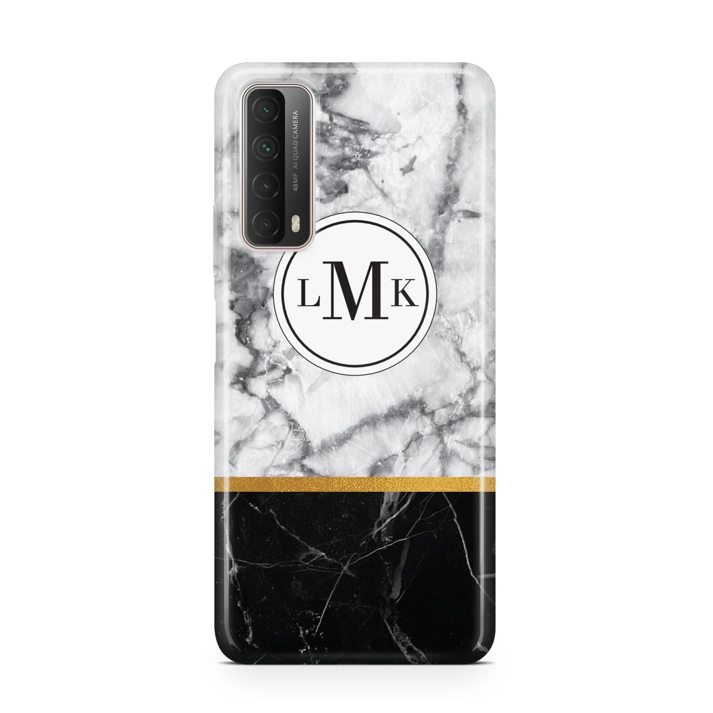 Marble Initials Geometric Personalised Huawei P Smart 2021