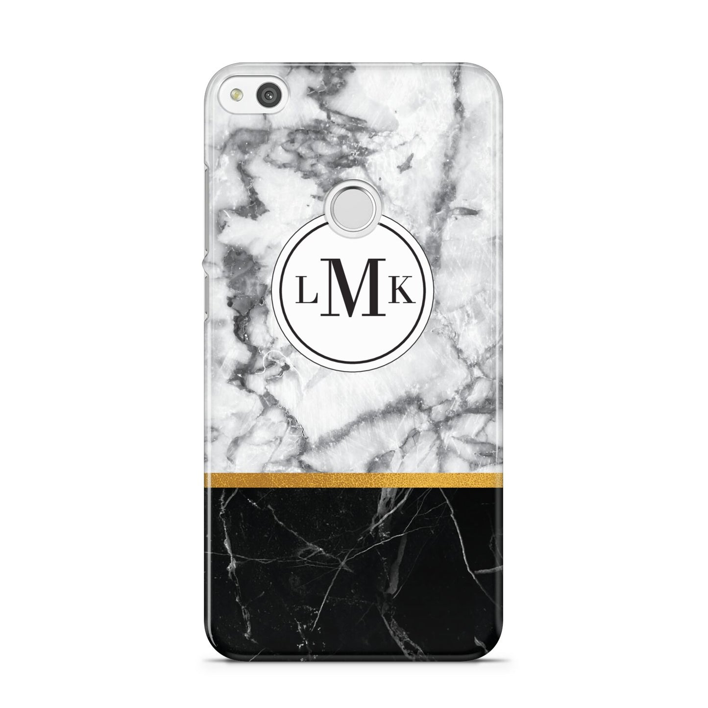 Marble Initials Geometric Personalised Huawei P8 Lite Case