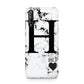 Marble Love Heart Personalised Huawei Enjoy 10s Phone Case