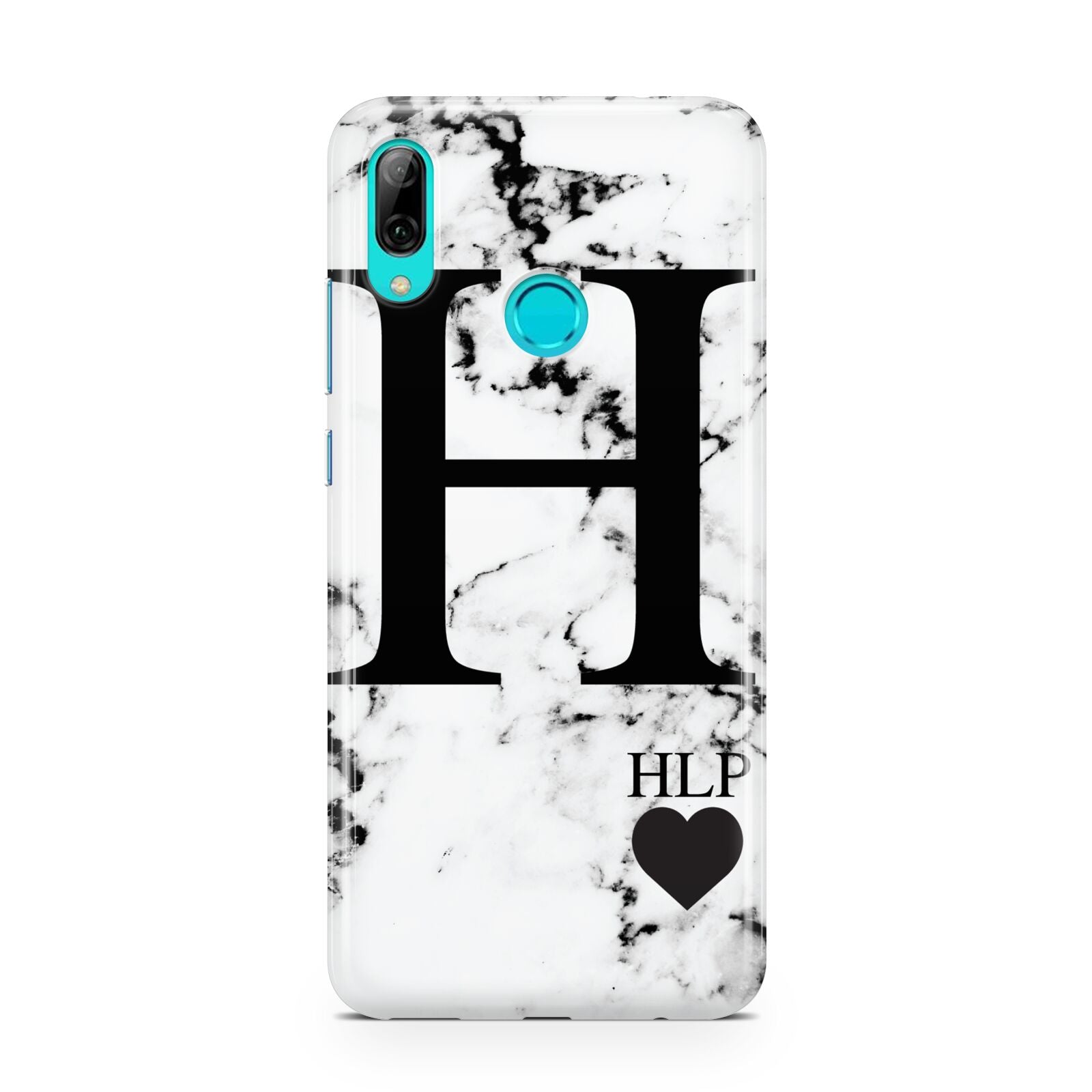 Marble Love Heart Personalised Huawei P Smart 2019 Case