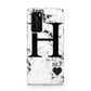 Marble Love Heart Personalised Huawei P40 Phone Case