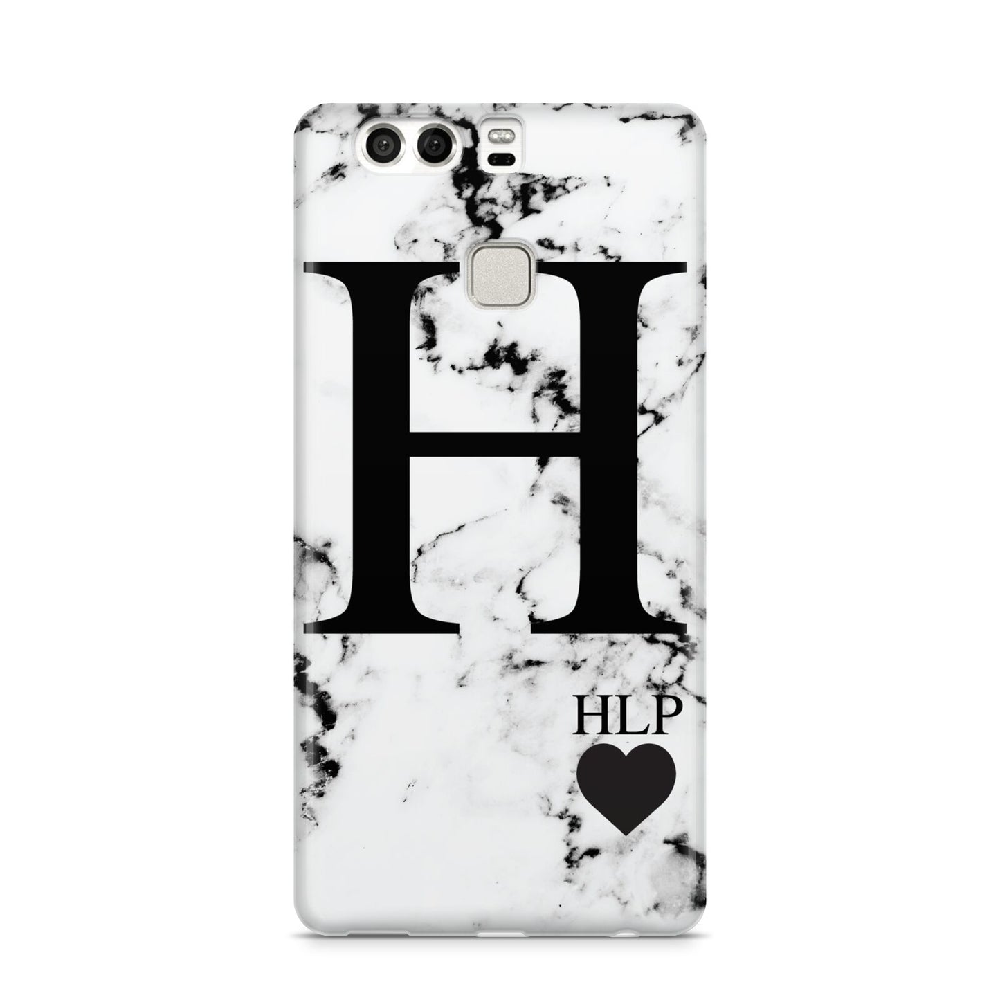 Marble Love Heart Personalised Huawei P9 Case
