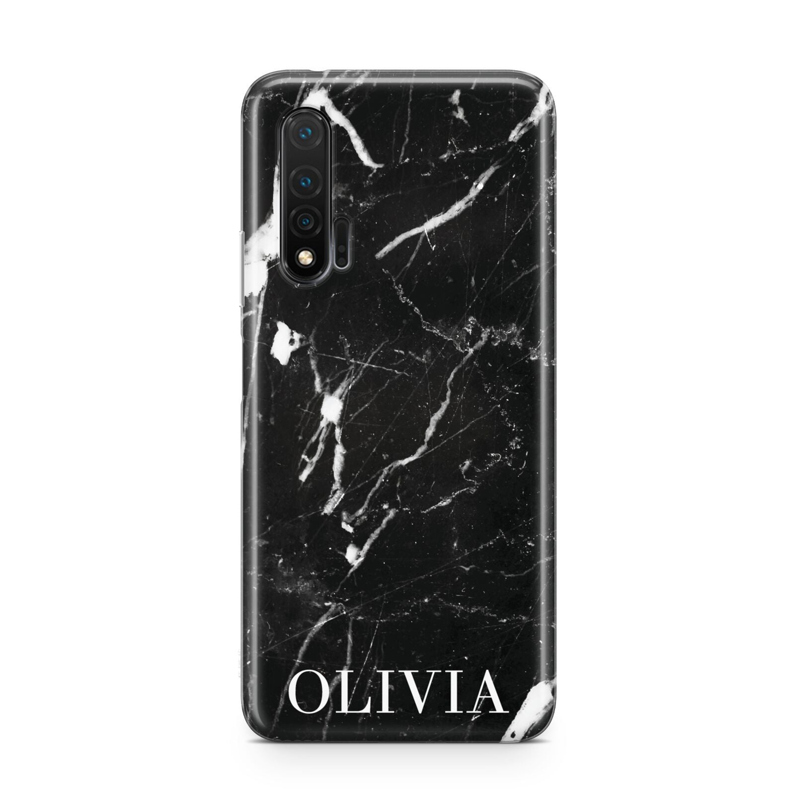 Marble Name Personalised Huawei Nova 6 Phone Case