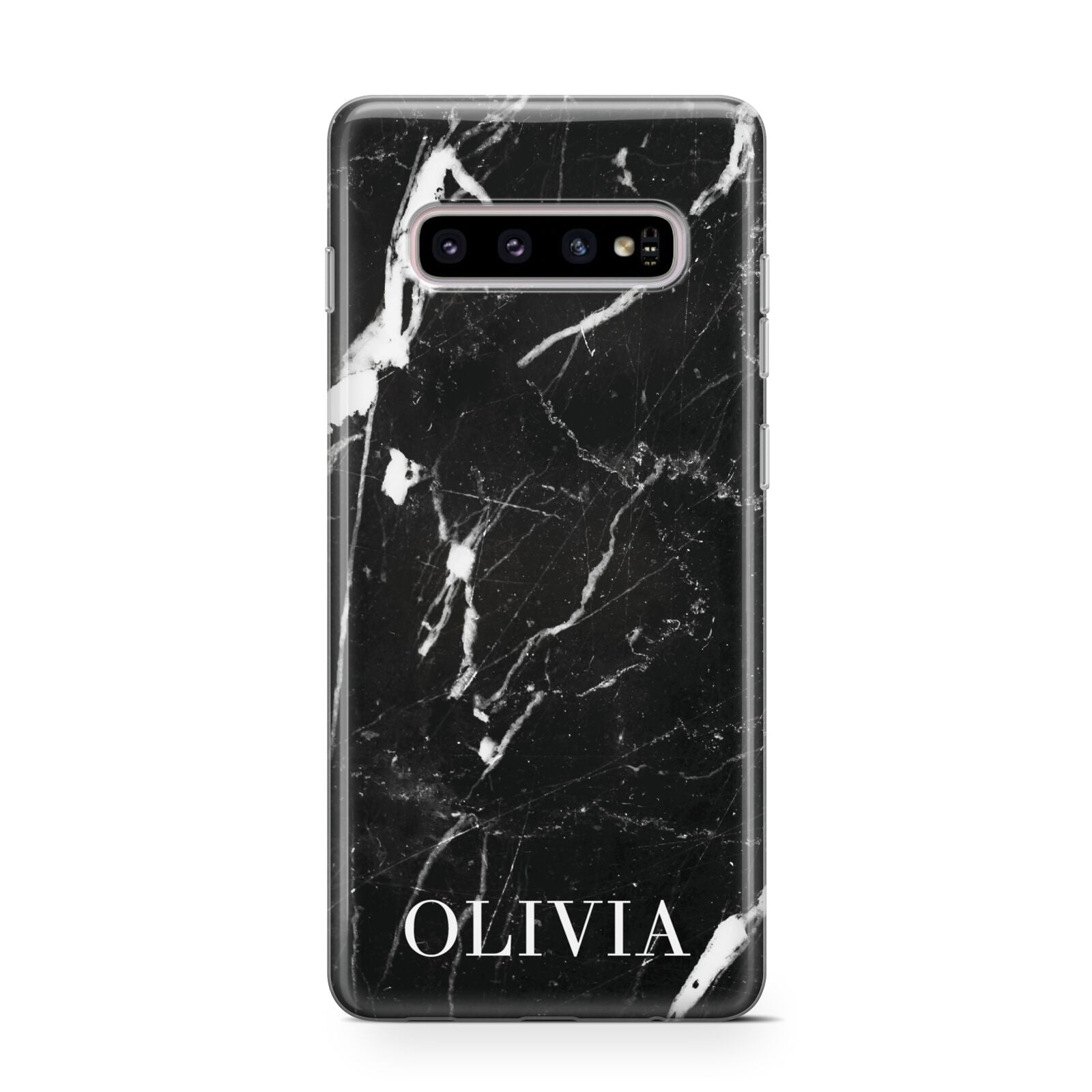 Marble Name Personalised Protective Samsung Galaxy Case