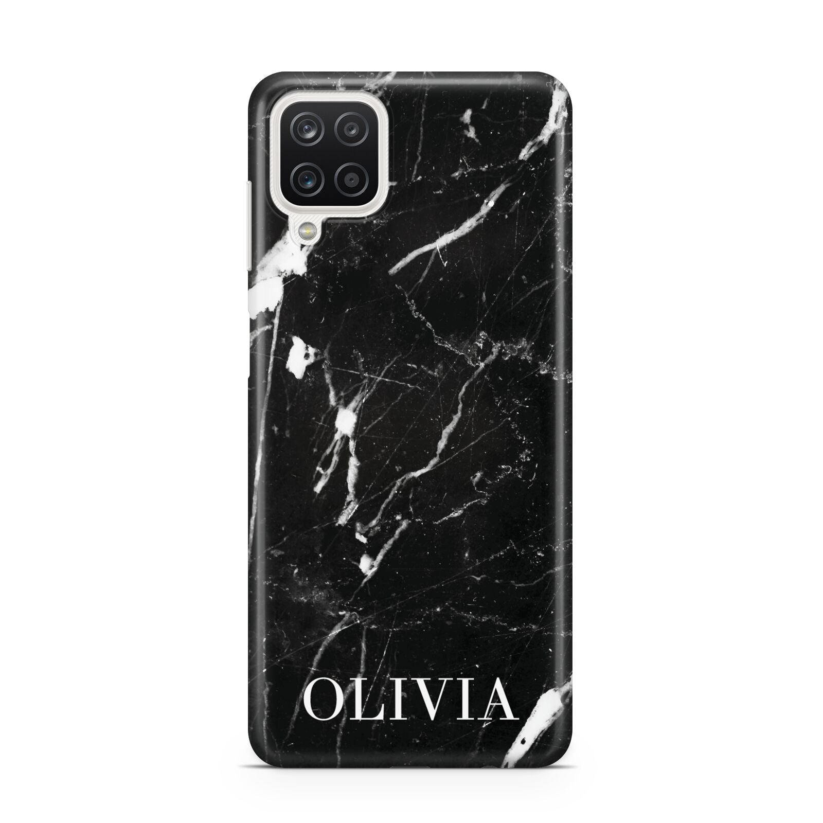 Marble Name Personalised Samsung A12 Case