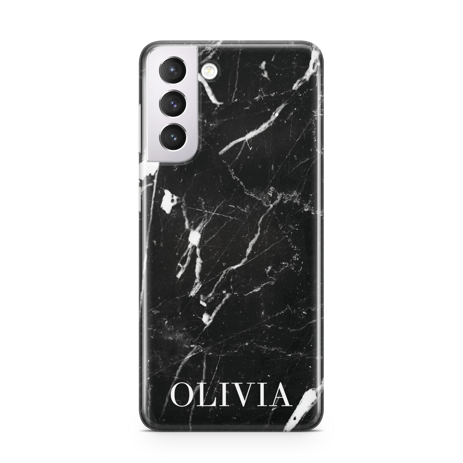 Marble Name Personalised Samsung S21 Case