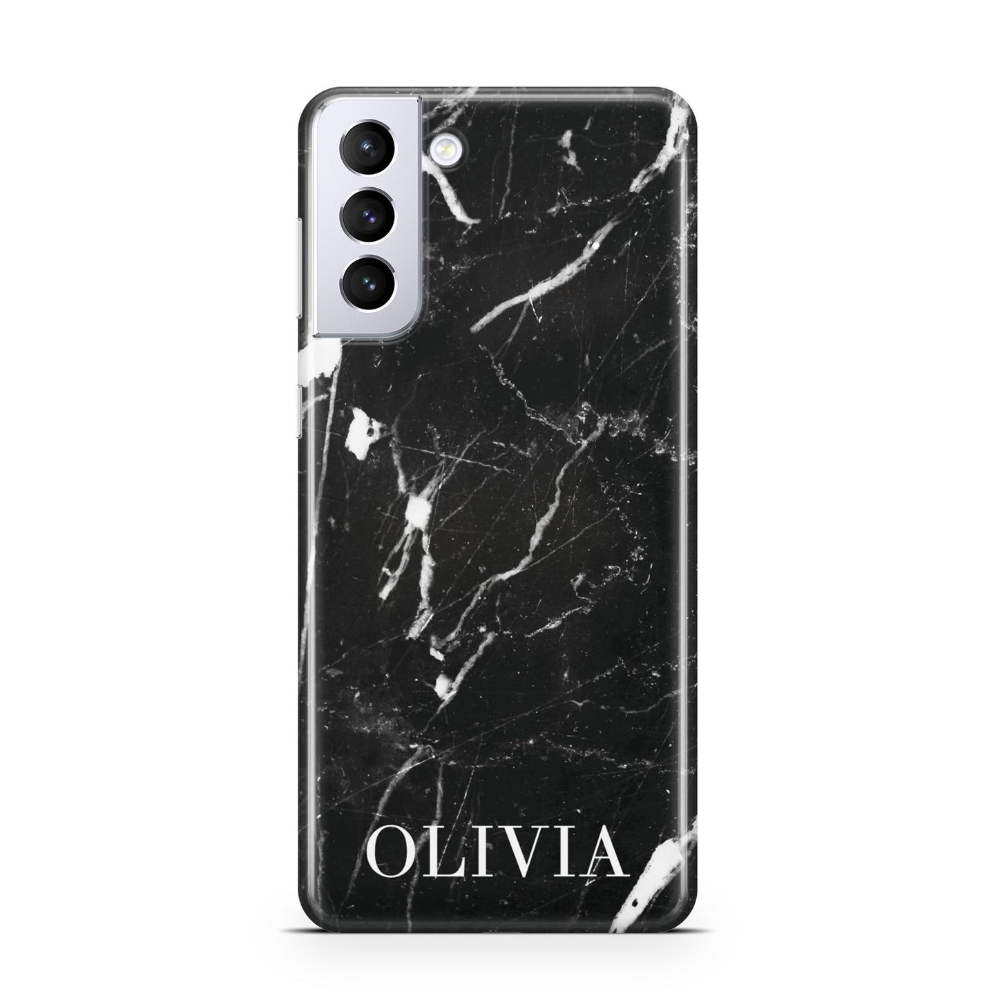 Marble Name Personalised Samsung S21 Plus Case