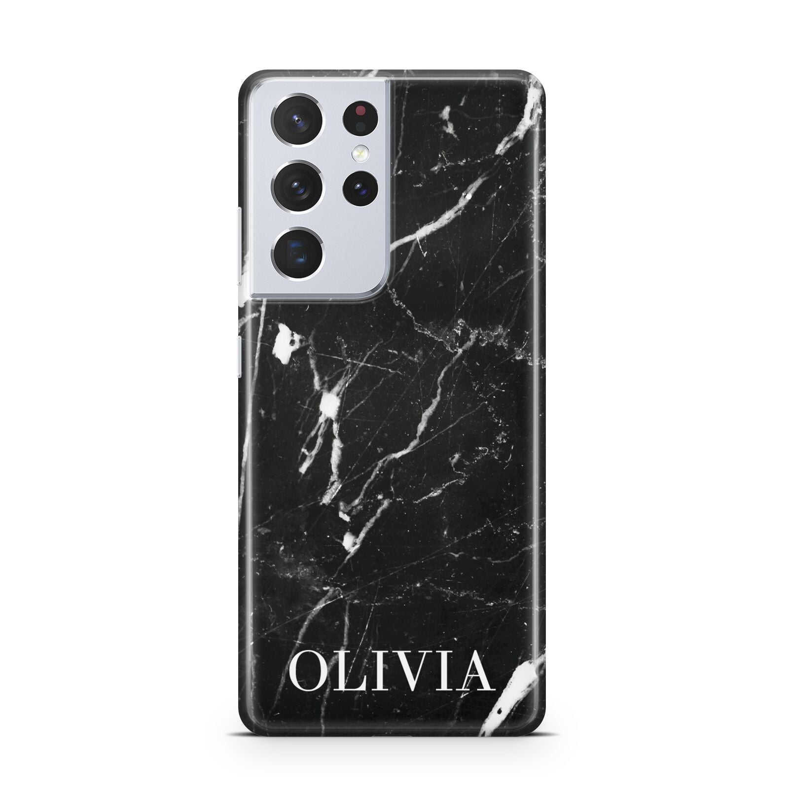 Marble Name Personalised Samsung S21 Ultra Case