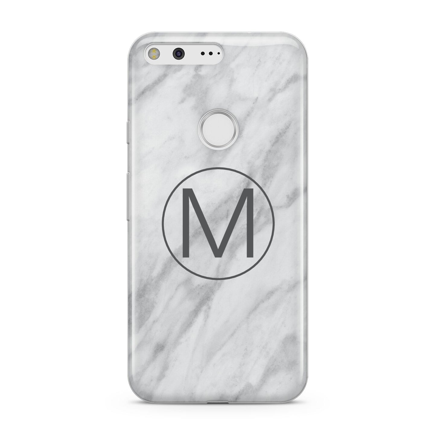 Marble Personalised Initial Google Pixel Case