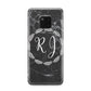 Marble Personalised Initials Huawei Mate 20 Pro Phone Case