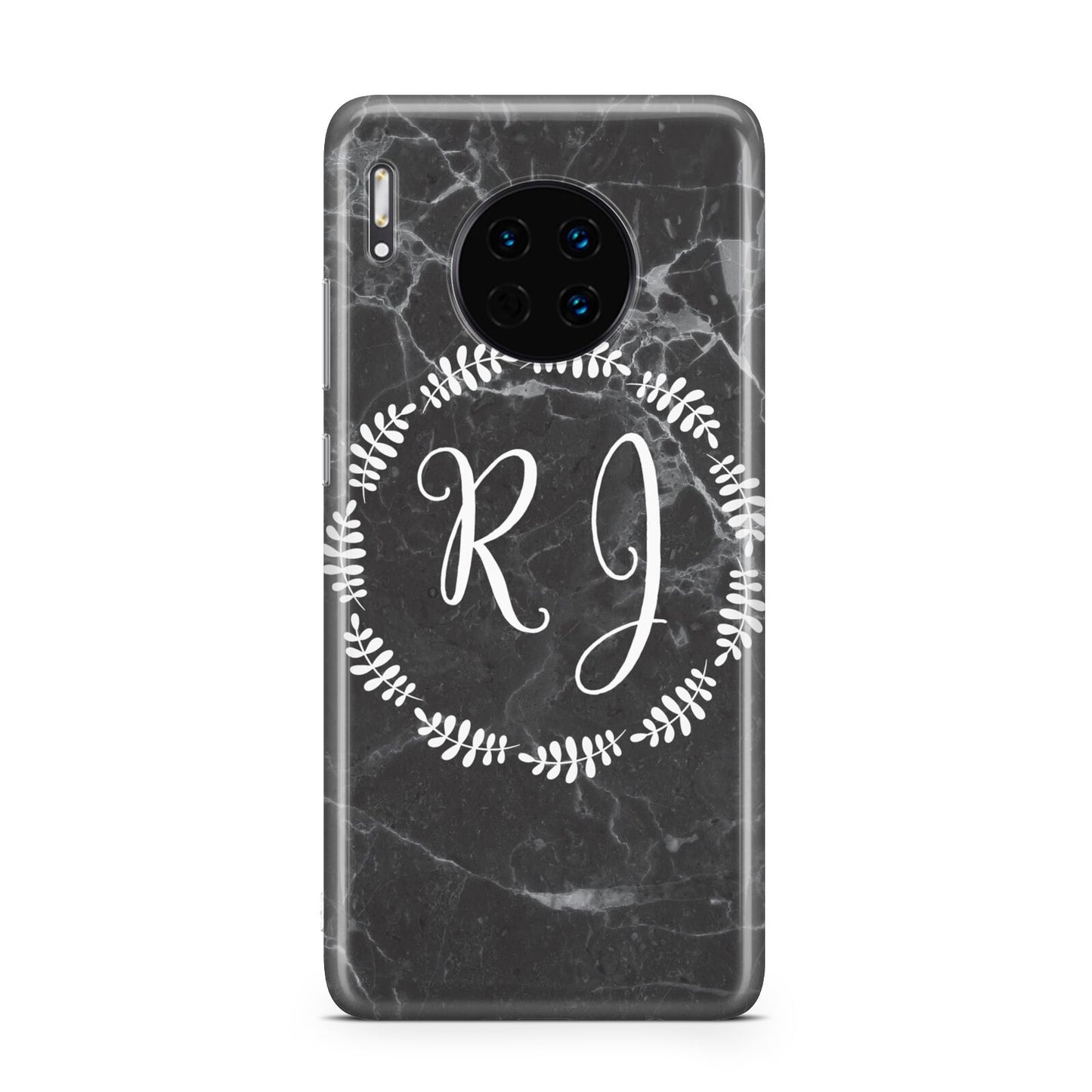 Marble Personalised Initials Huawei Mate 30