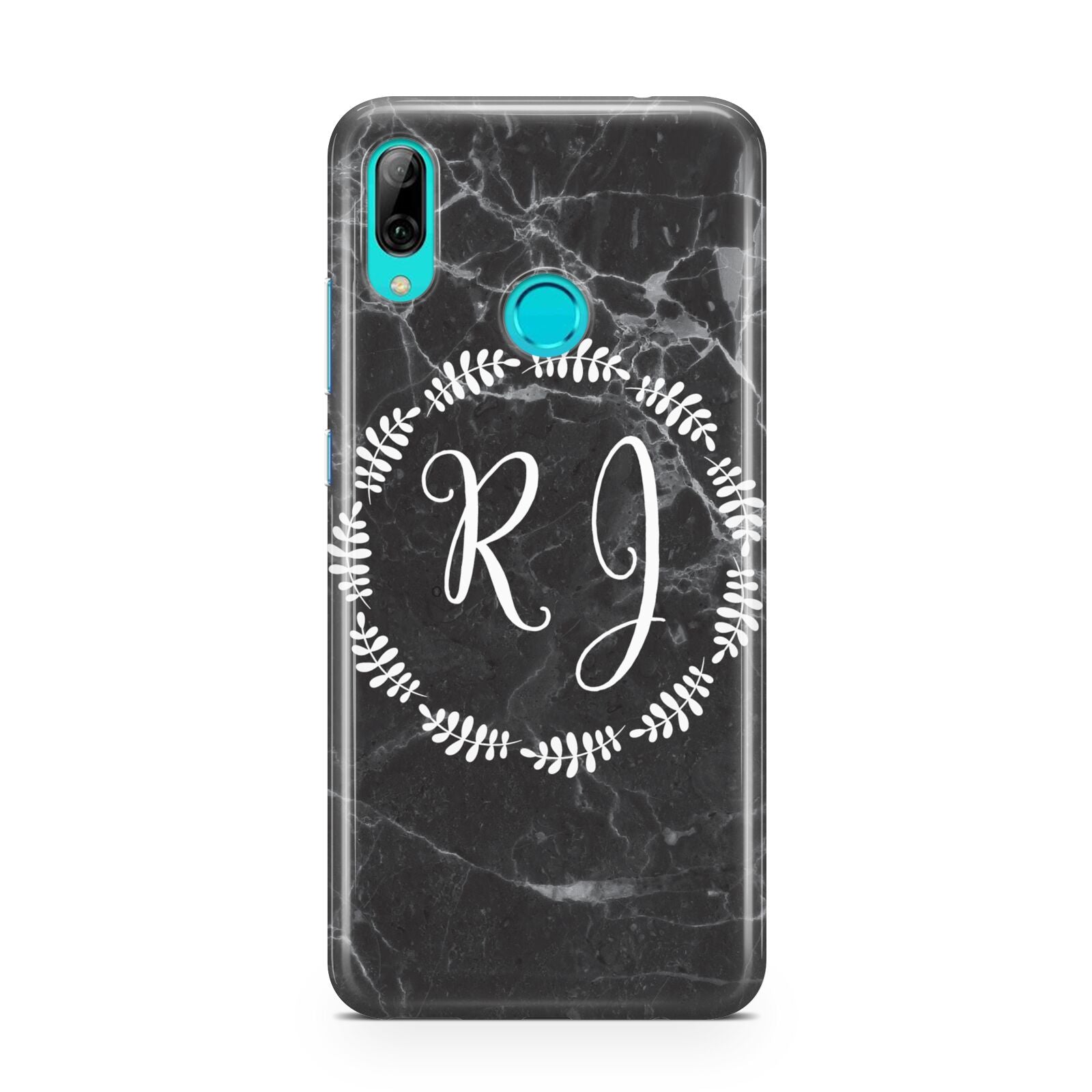 Marble Personalised Initials Huawei P Smart 2019 Case