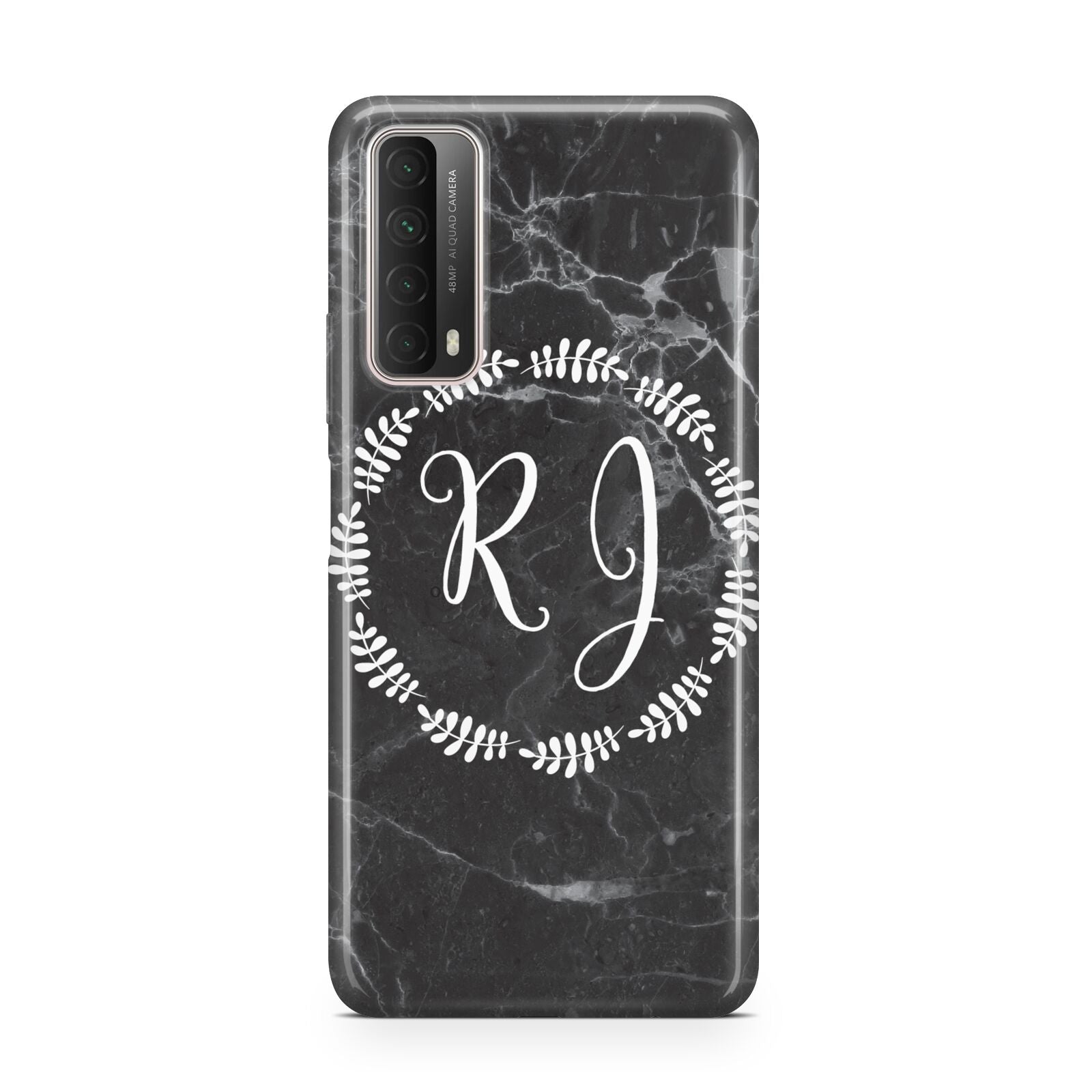 Marble Personalised Initials Huawei P Smart 2021