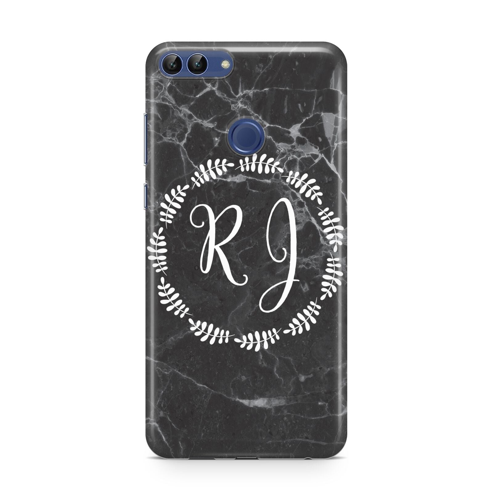 Marble Personalised Initials Huawei P Smart Case