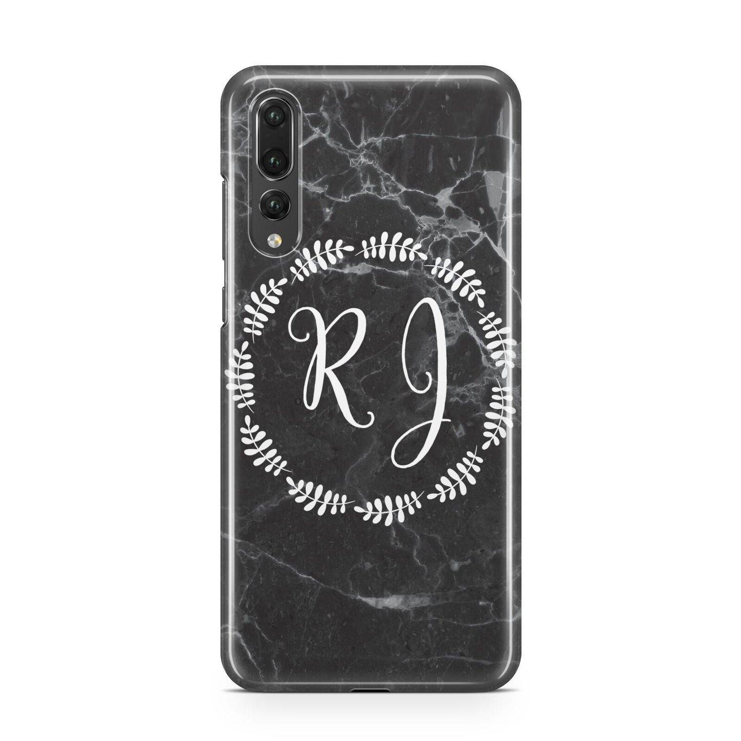 Marble Personalised Initials Huawei P20 Pro Phone Case