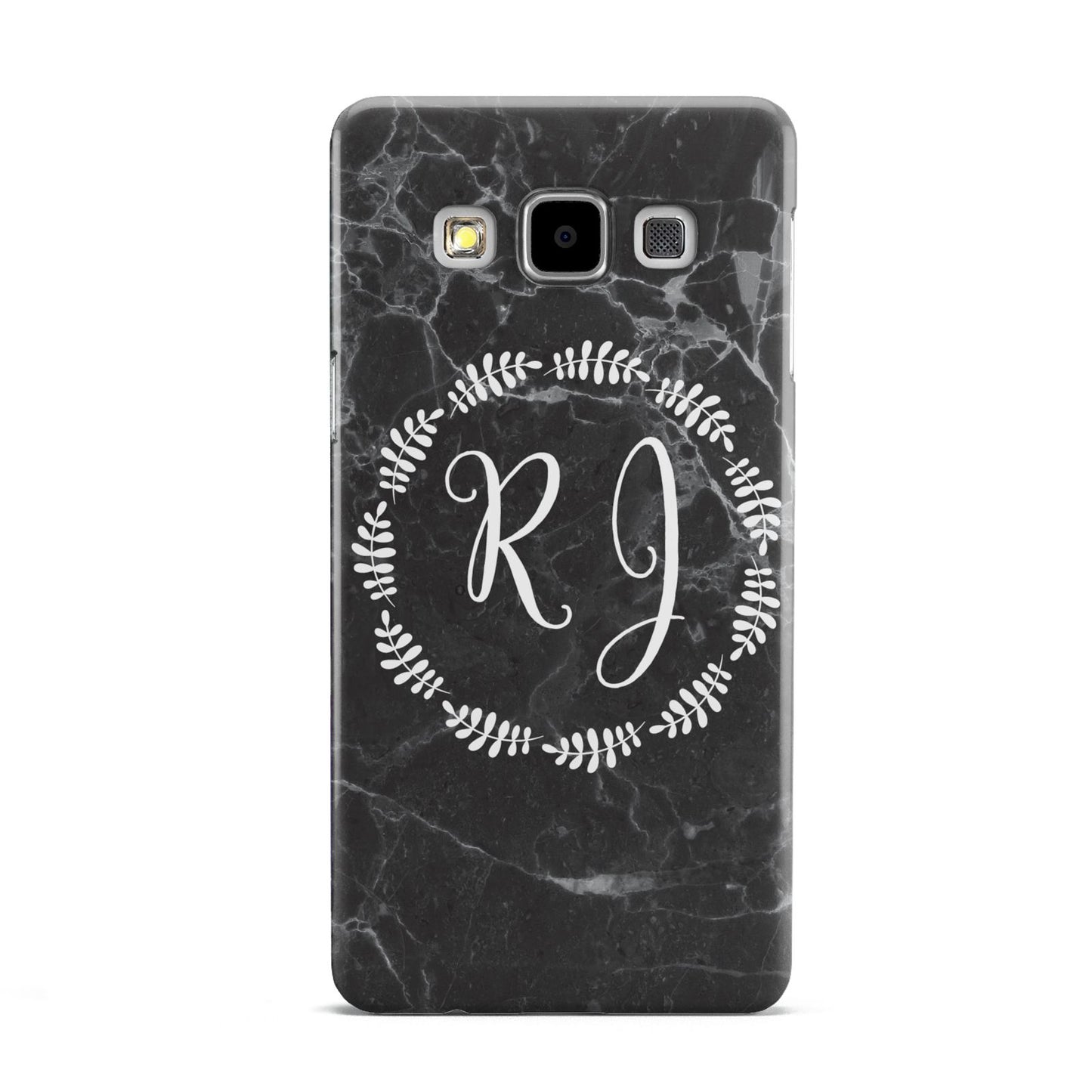 Marble Personalised Initials Samsung Galaxy A5 Case