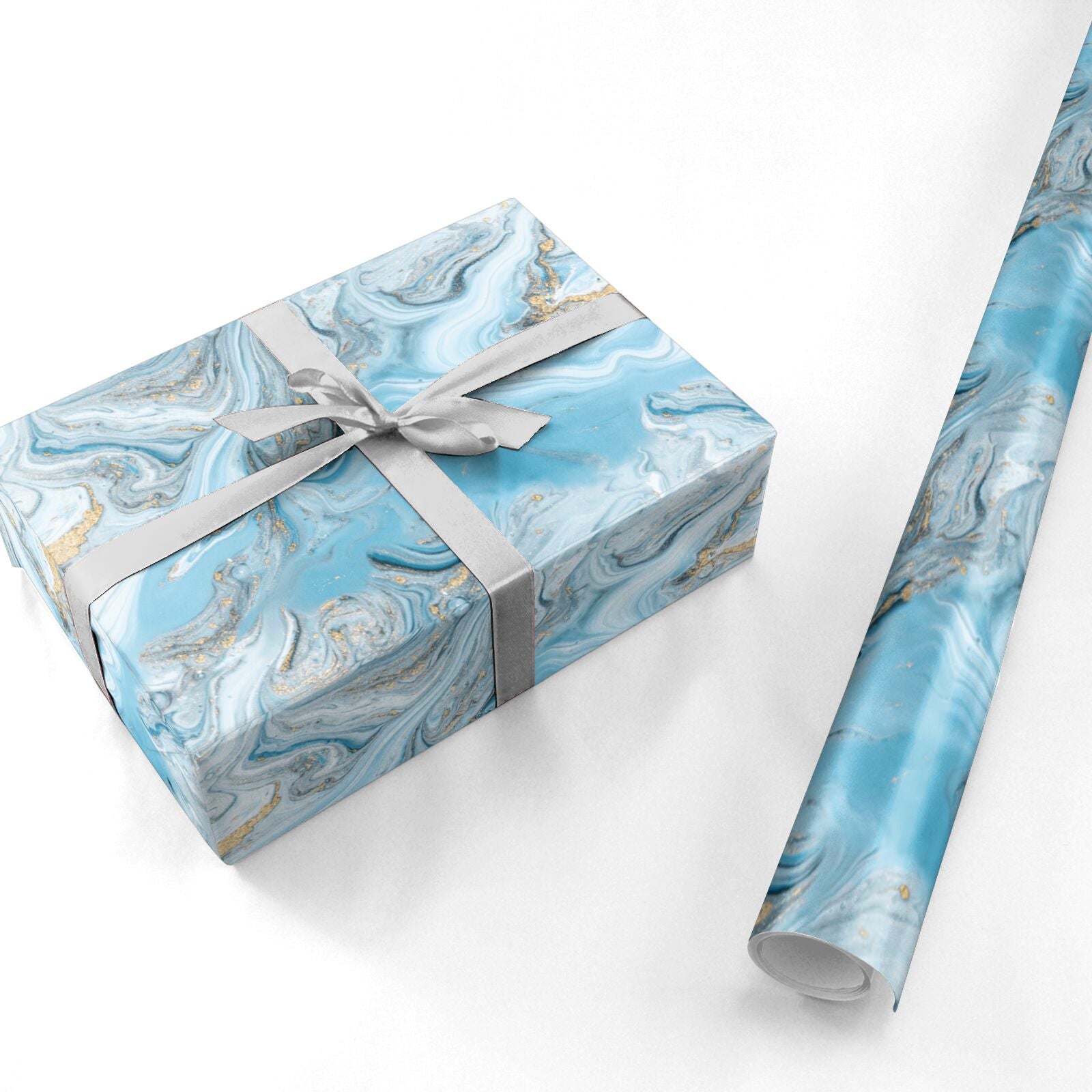 Marble Personalised Wrapping Paper