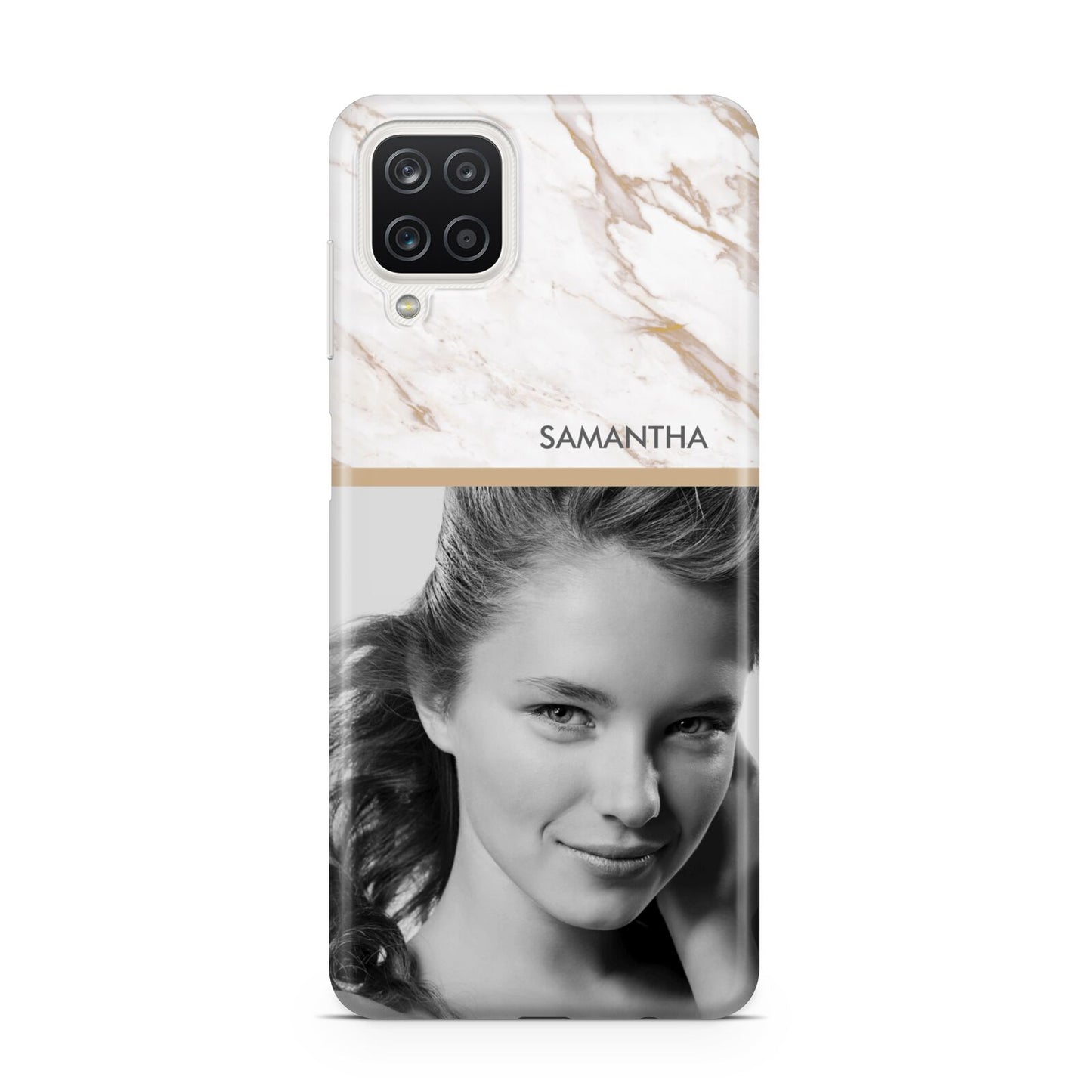 Marble Photo Samsung A12 Case