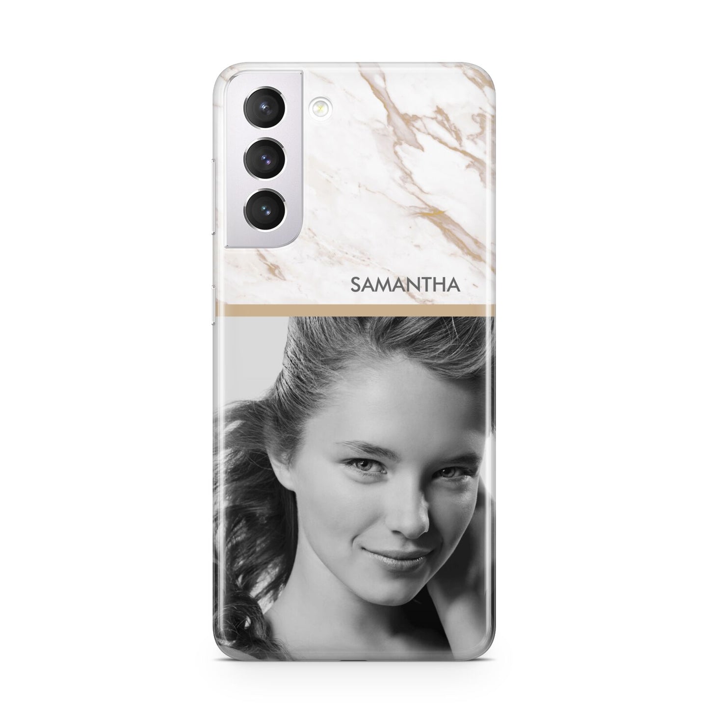 Marble Photo Samsung S21 Case