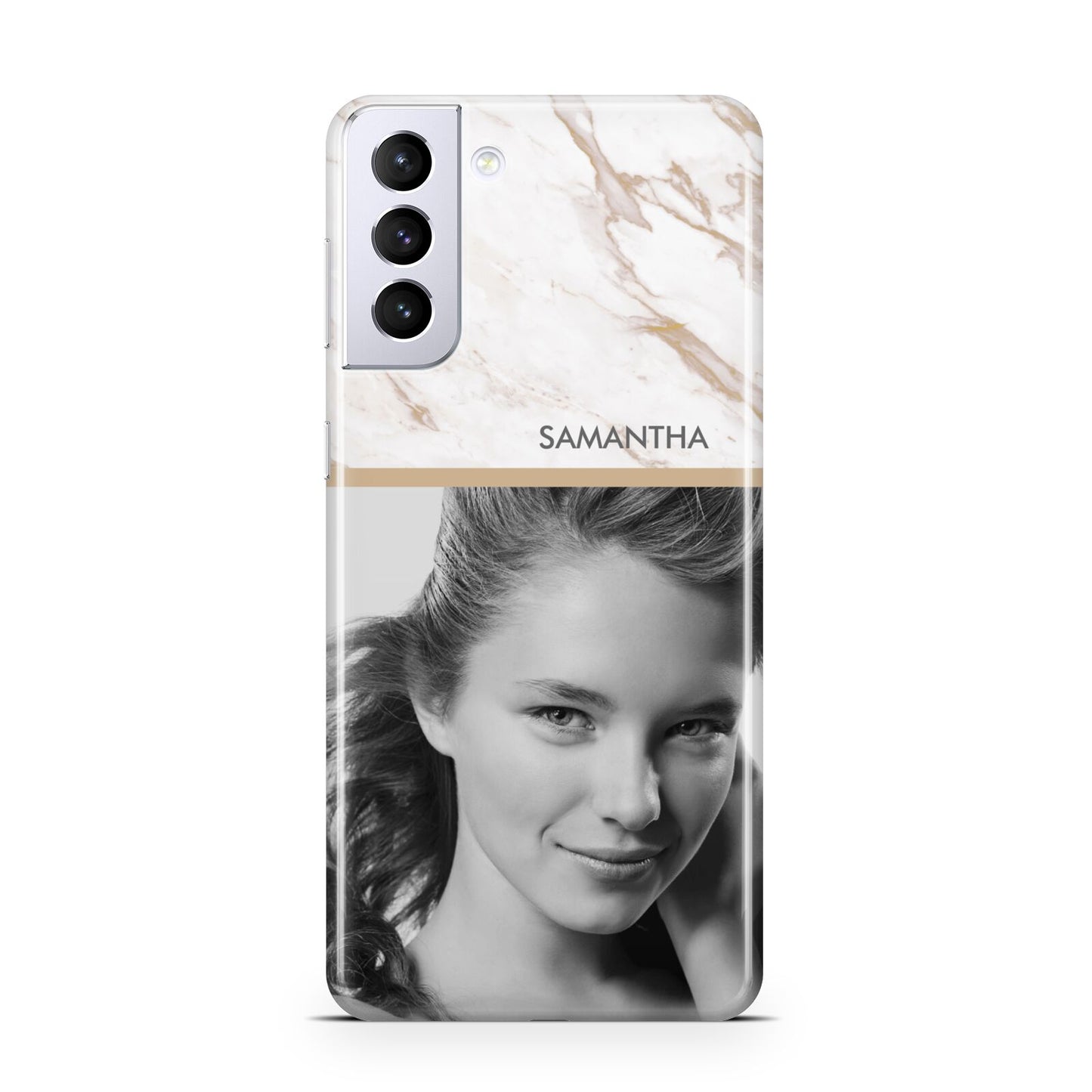 Marble Photo Samsung S21 Plus Case