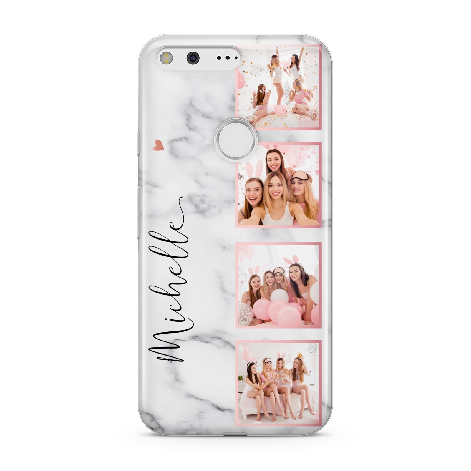 Marble Photo Strip Personalised Google Pixel Case