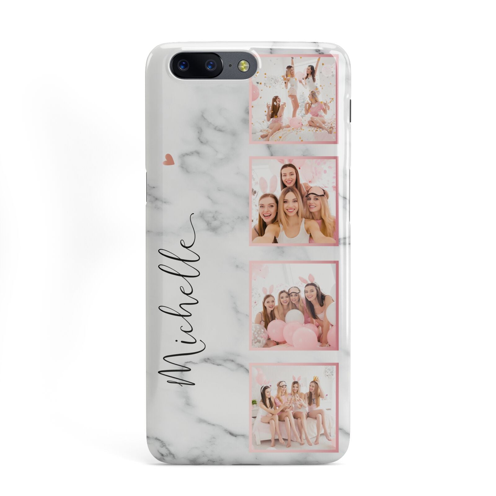 Marble Photo Strip Personalised OnePlus Case