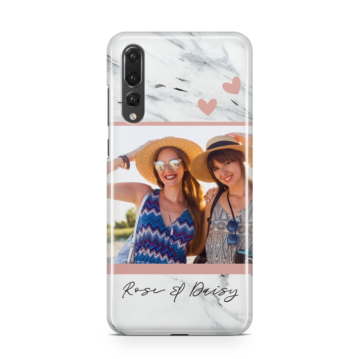 Marble Photo Upload with Text Huawei P20 Pro Phone Case