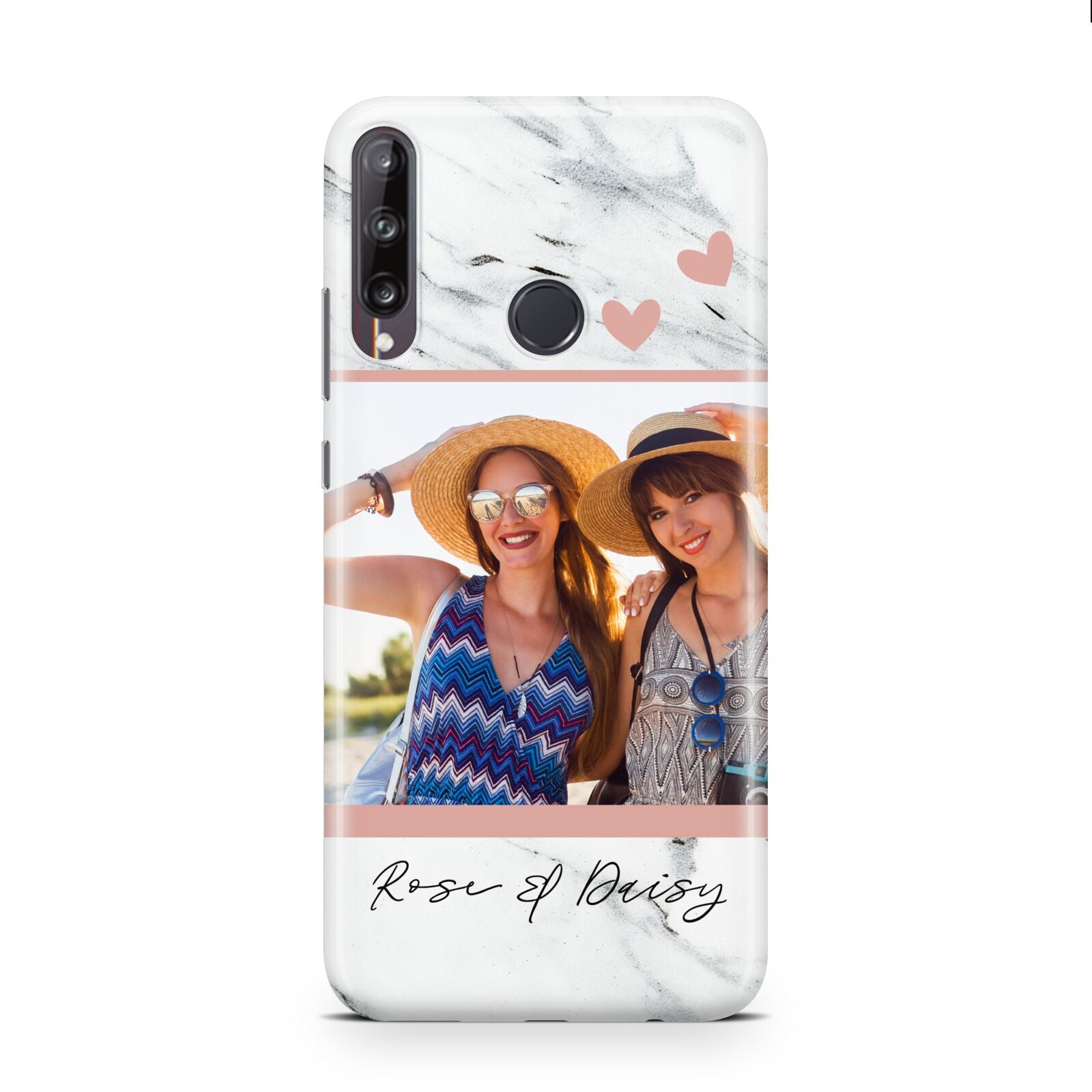 Marble Photo Upload with Text Huawei P40 Lite E Phone Case