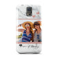 Marble Photo Upload with Text Samsung Galaxy S5 Case