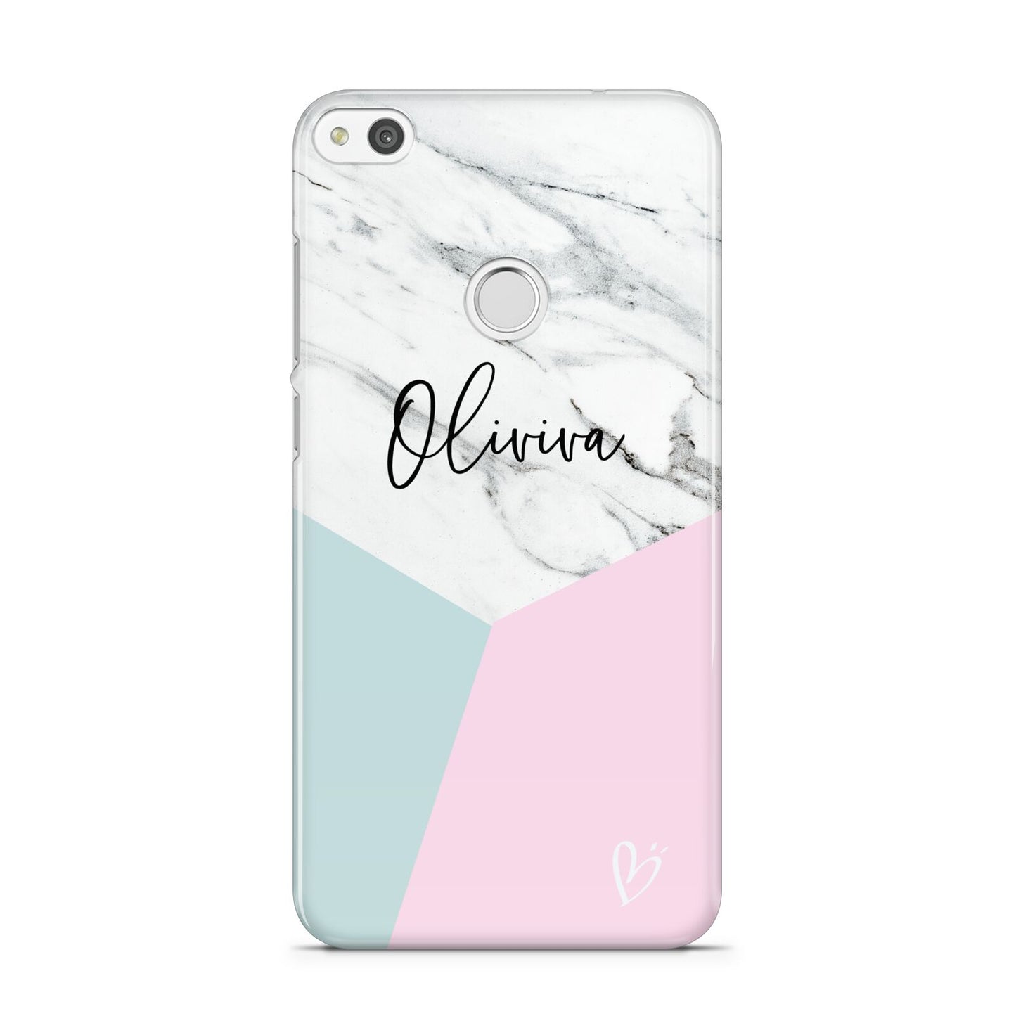 Marble Pink Geometric Personalised Huawei P8 Lite Case