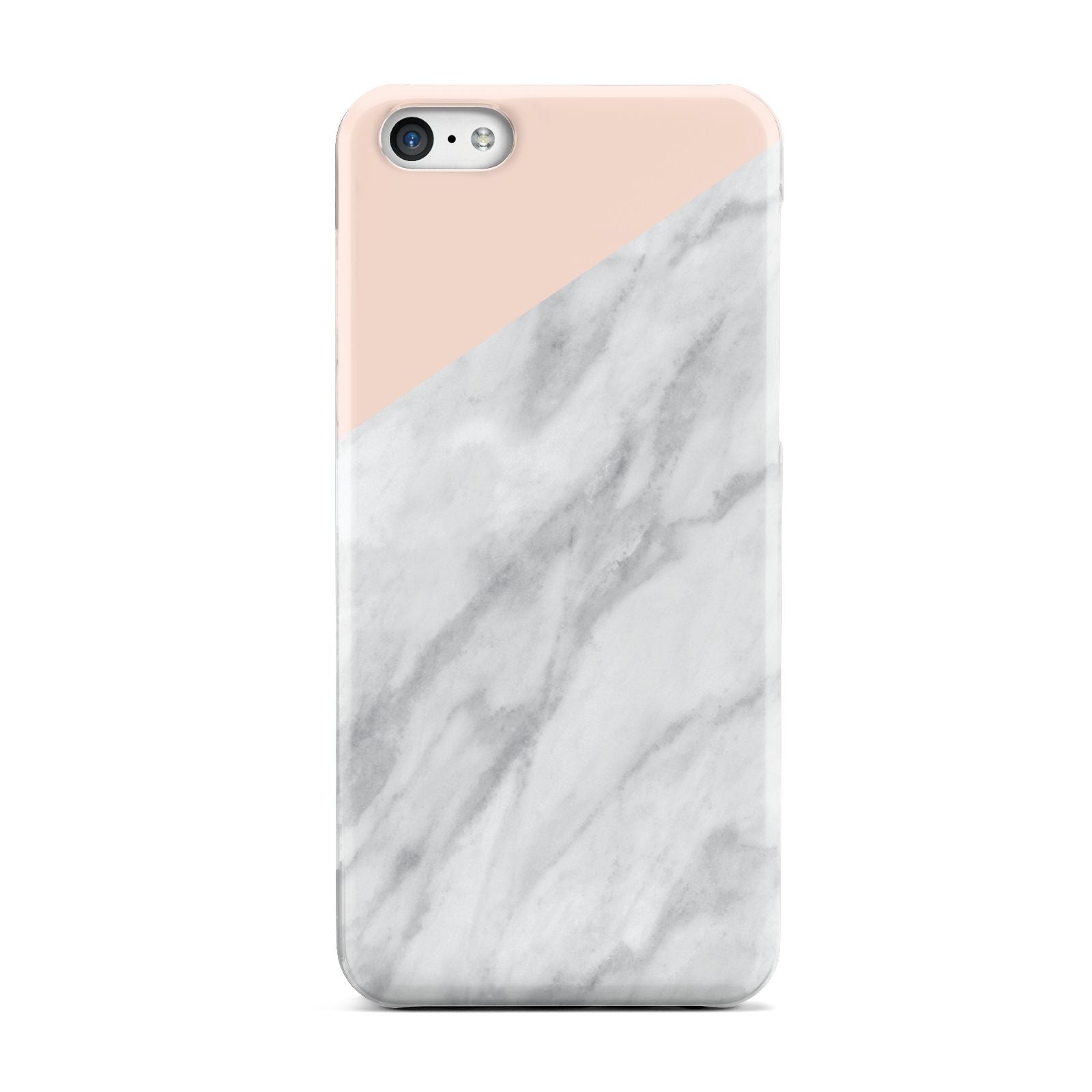 Marble Pink White Grey Apple iPhone 5c Case