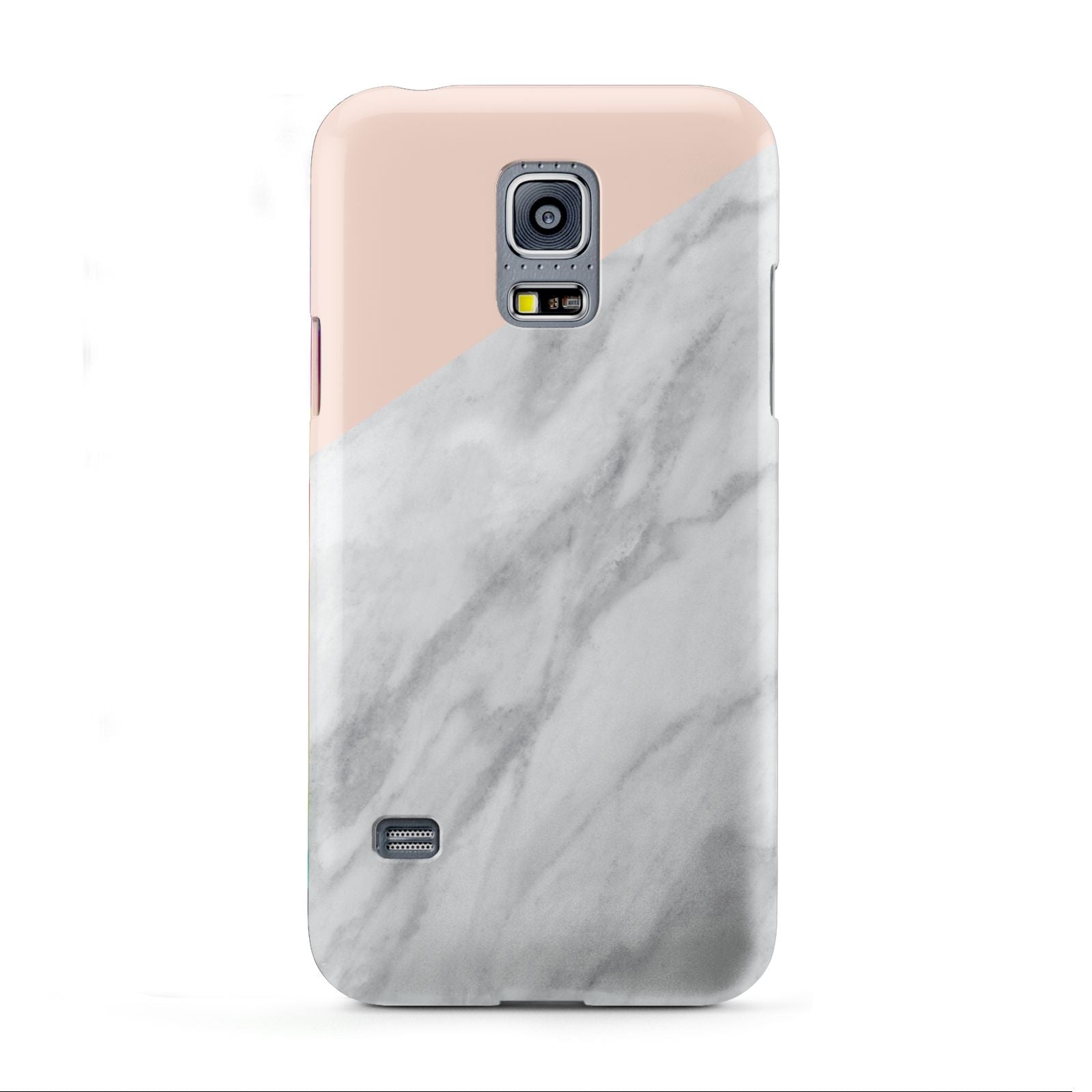 Marble Pink White Grey Samsung Galaxy S5 Mini Case