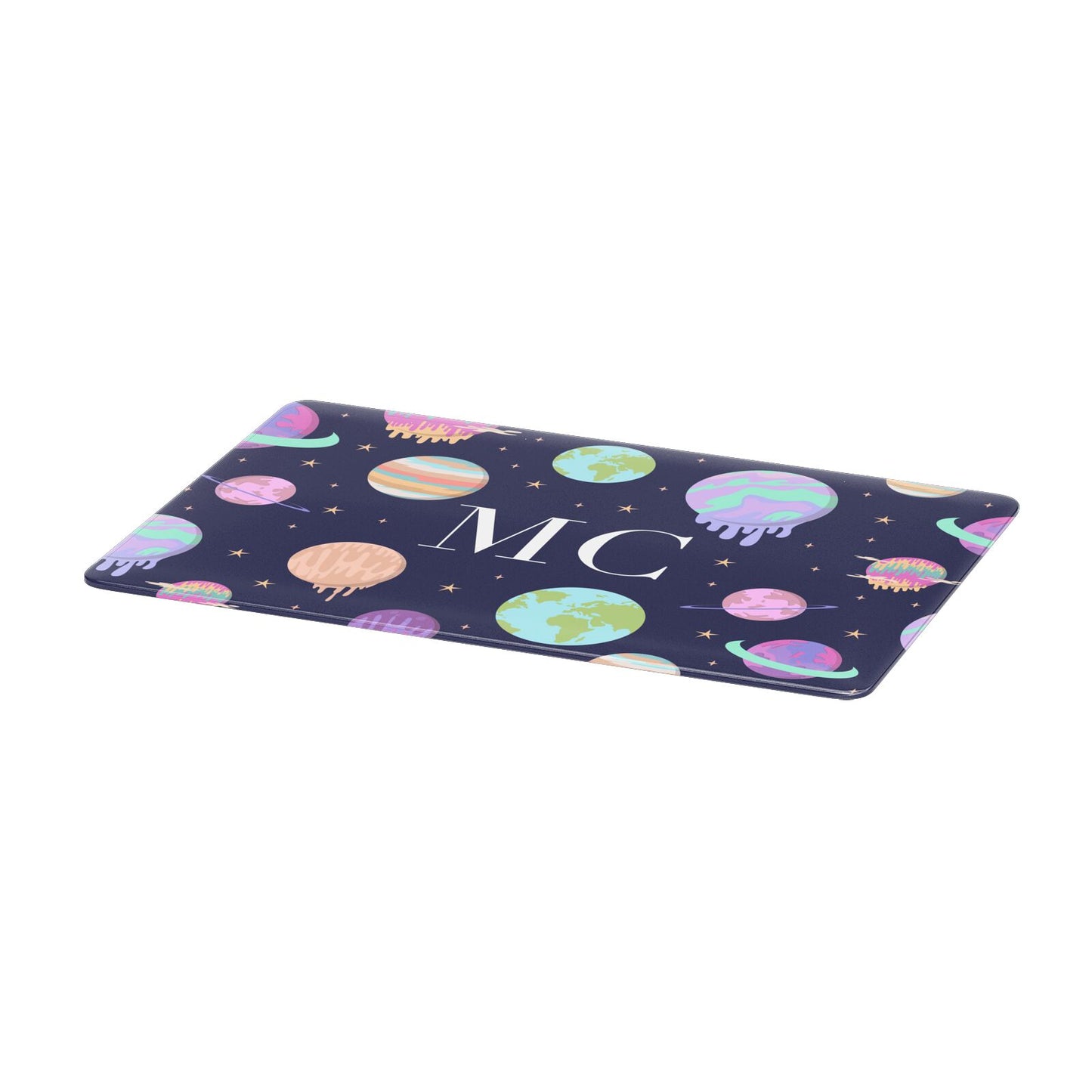 Marble Planets Personalised Initials Apple MacBook Case Only