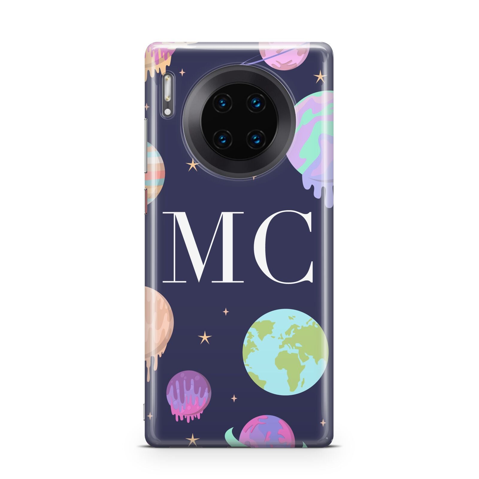 Marble Planets Personalised Initials Huawei Mate 30 Pro Phone Case