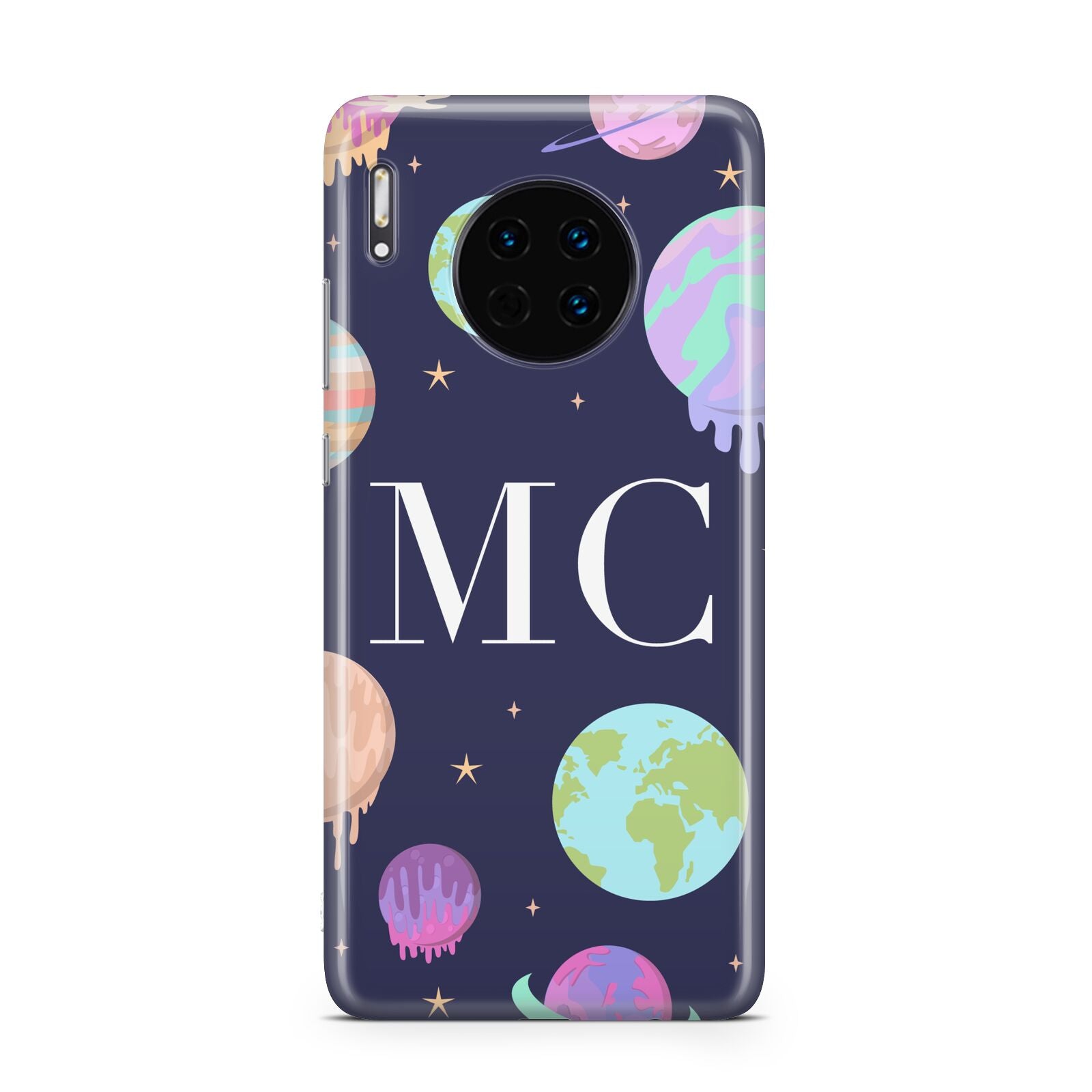 Marble Planets Personalised Initials Huawei Mate 30