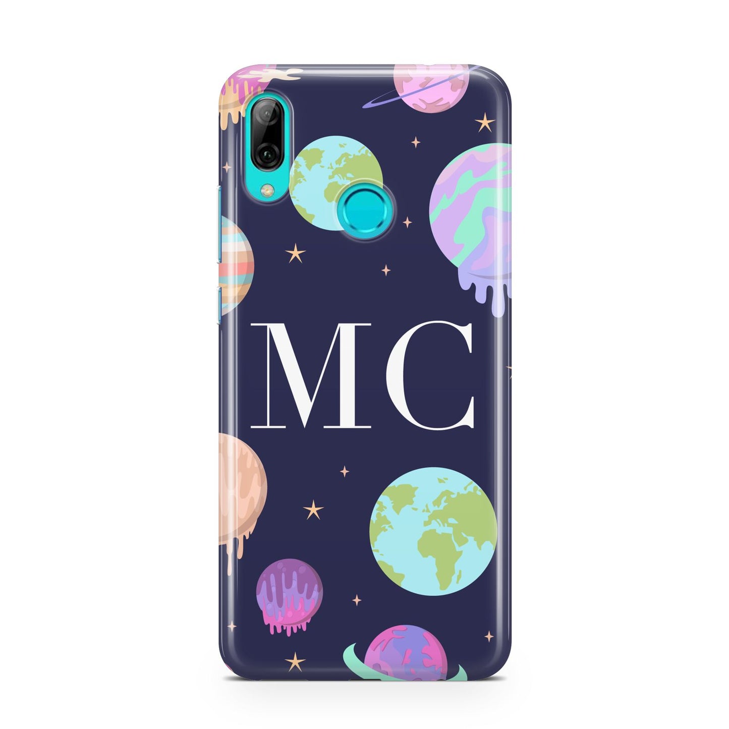 Marble Planets Personalised Initials Huawei P Smart 2019 Case