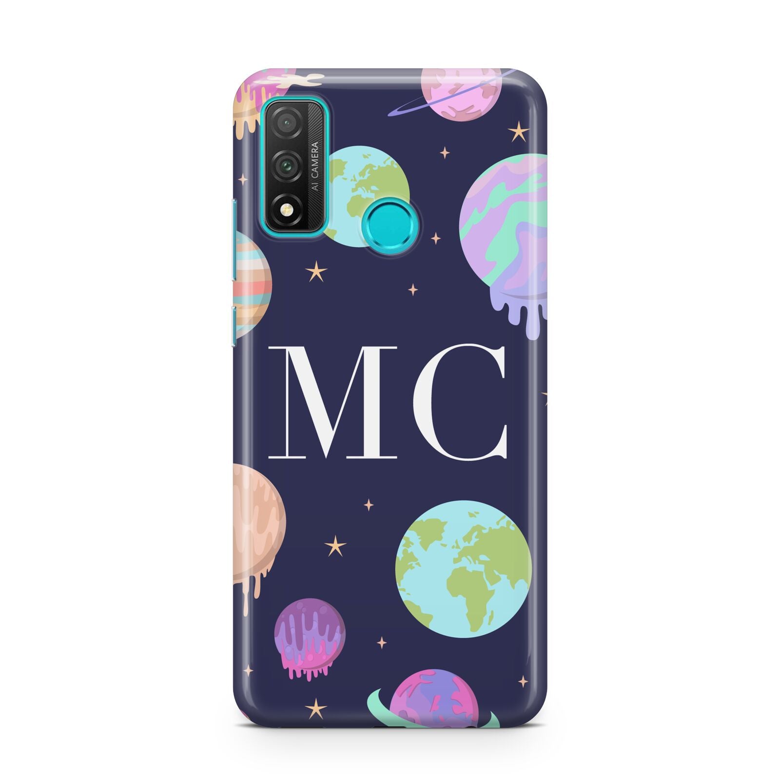 Marble Planets Personalised Initials Huawei P Smart 2020